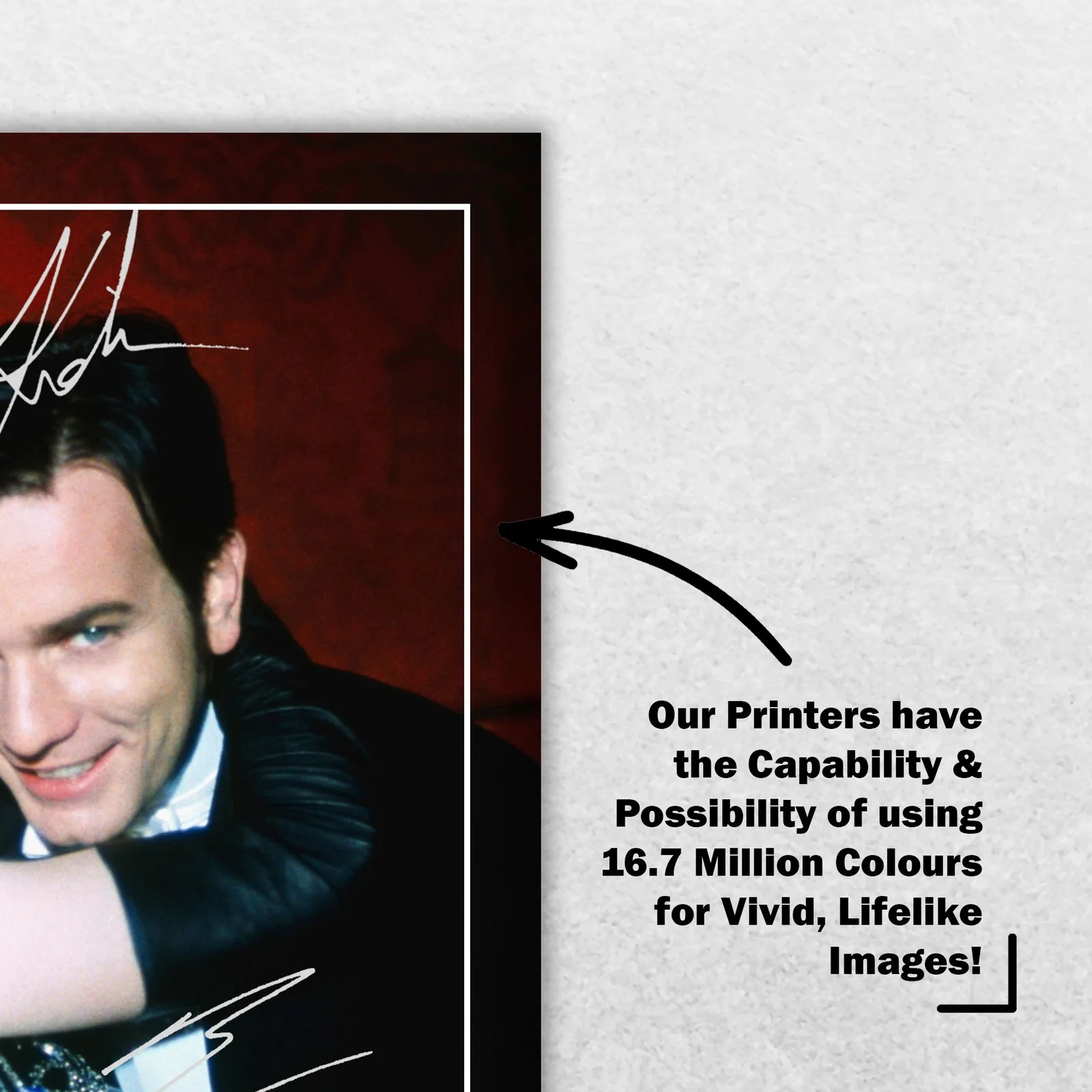 Nicole Kidman Ewan McGregor Signed Memorabilia 8x6 Pre Printed Autograph Photo, изображение 5