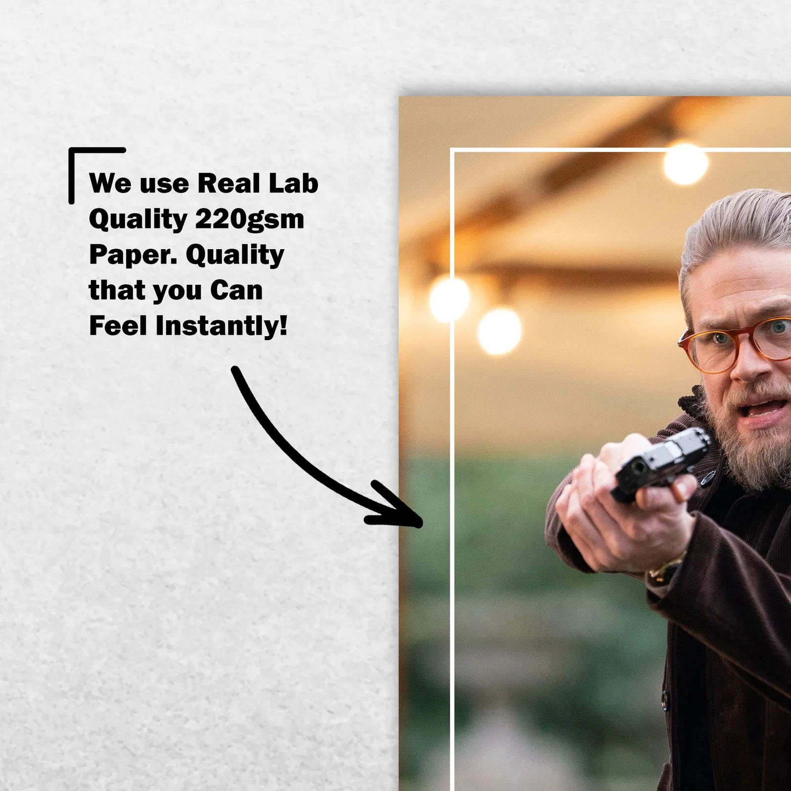 Charlie Hunnam Signed Memorabilia 8x6 Pre Printed Autograph Photo Memorabilia, изображение 4