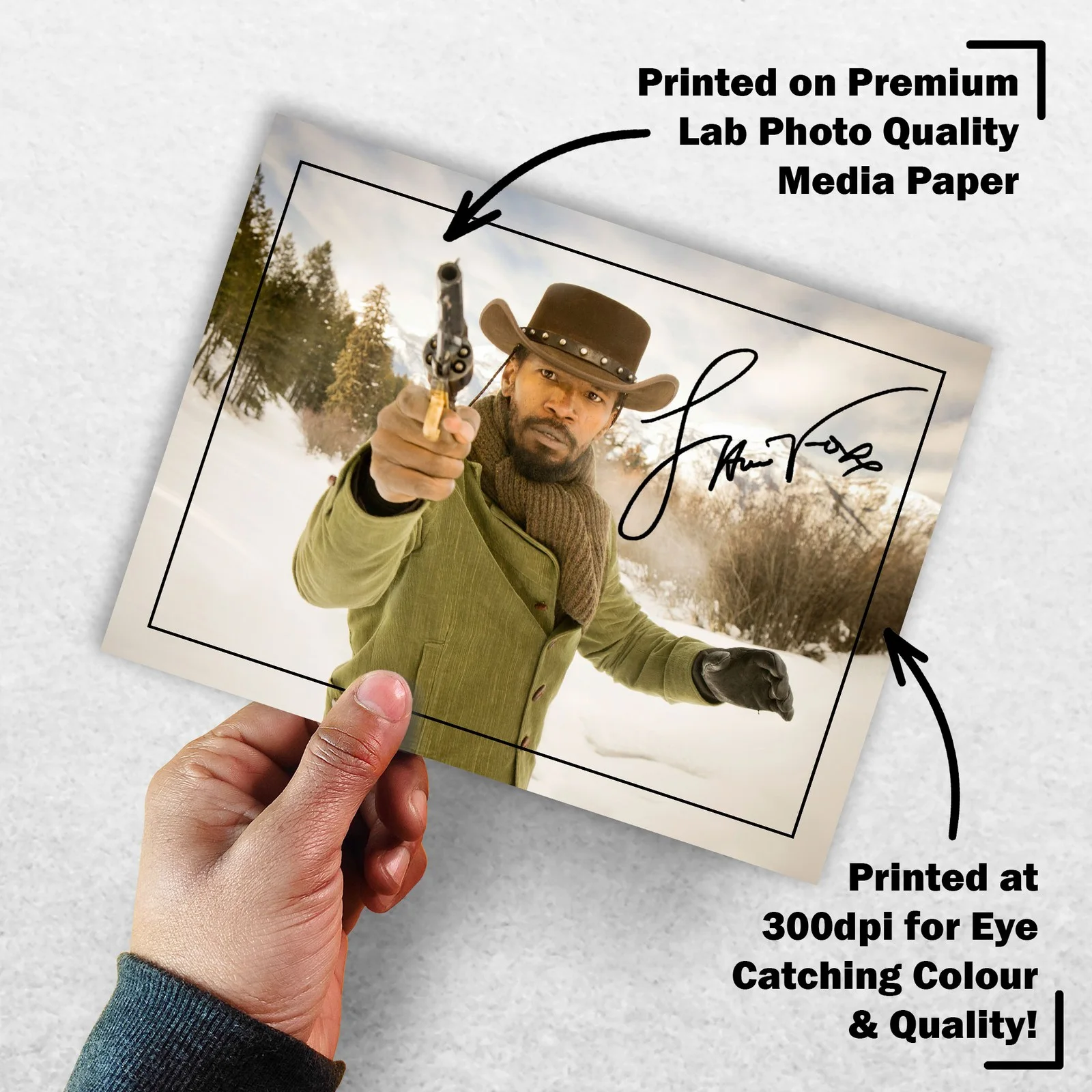 Jamie Foxx Signed Memorabilia 8x6 Pre Printed Autograph Photo Memorabilia, изображение 3