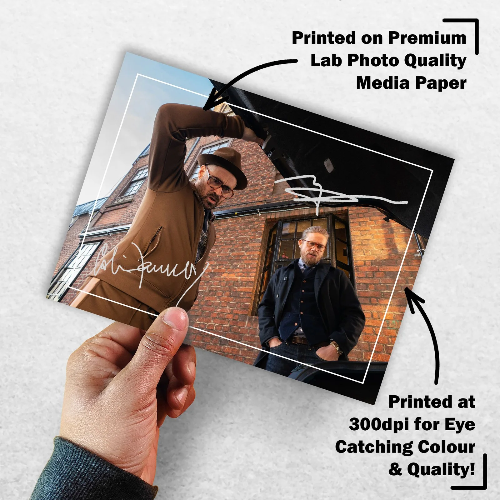 Charlie Hunnam Signed Memorabilia 8x6 Pre Printed Autograph Photo Memorabilia, изображение 3