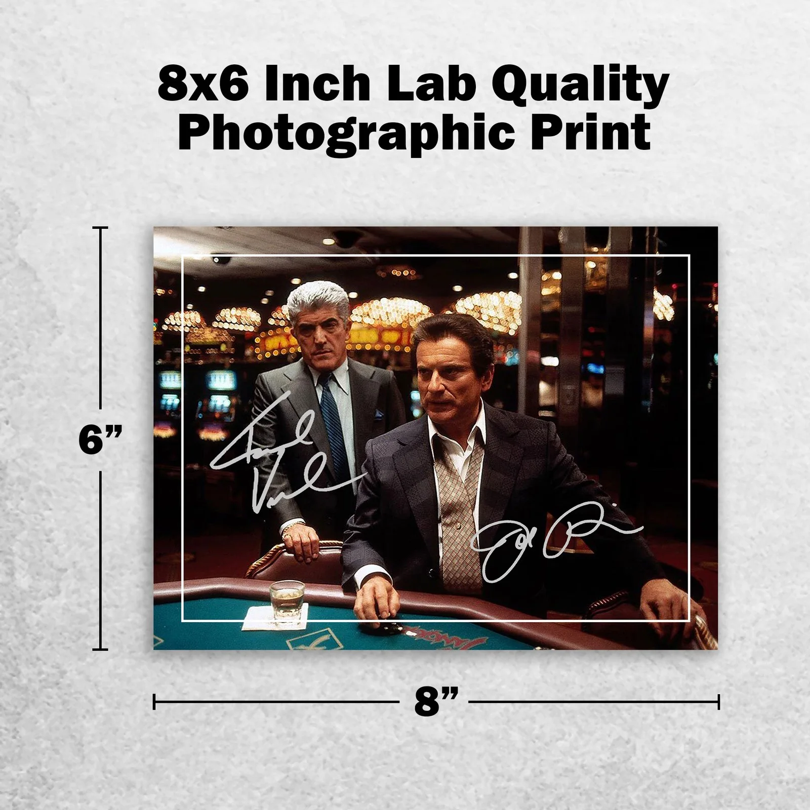 Robert De Niro Joe Signed Memorabilia 8x6 Pre Printed Autograph Photo, изображение 2
