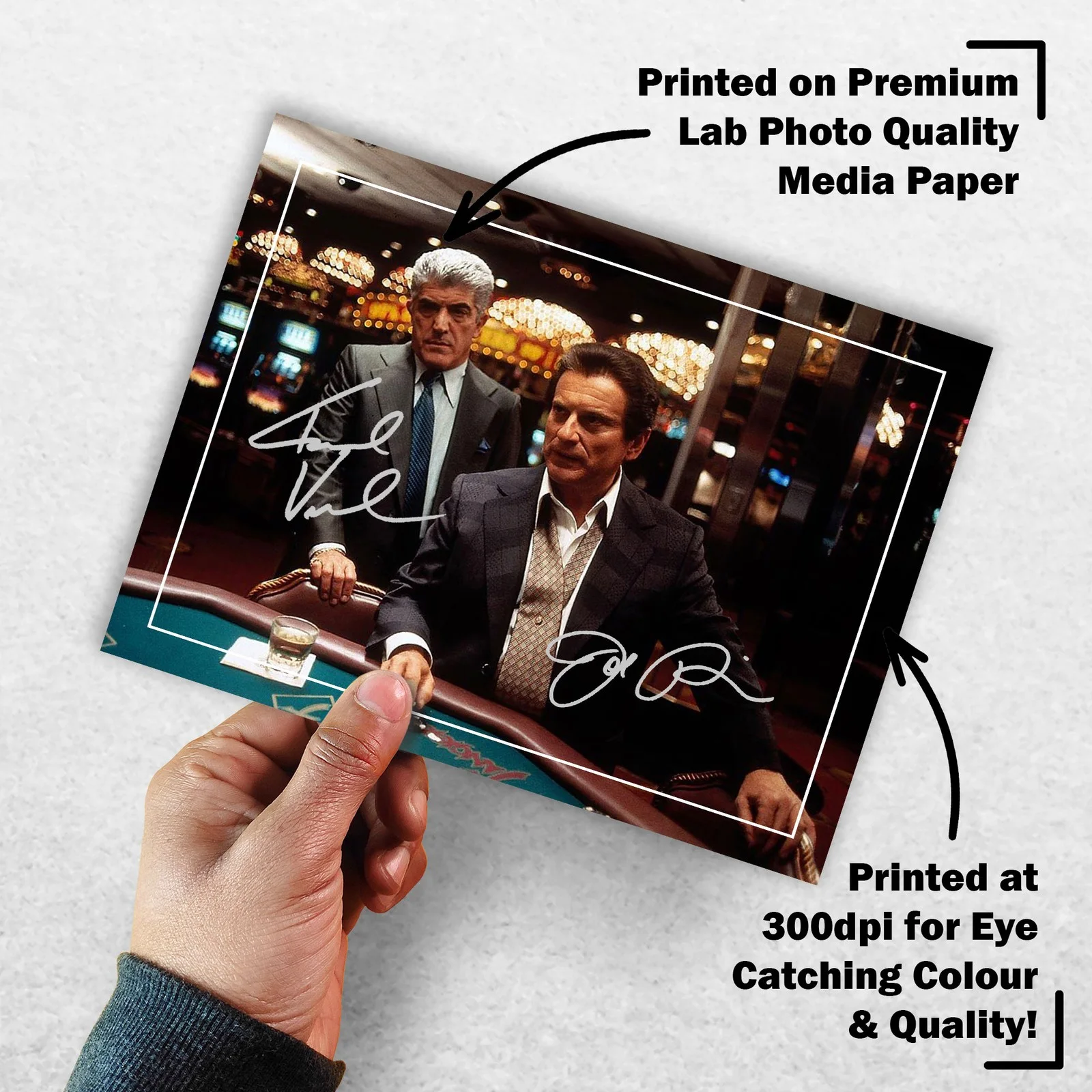 Robert De Niro Joe Signed Memorabilia 8x6 Pre Printed Autograph Photo, изображение 3