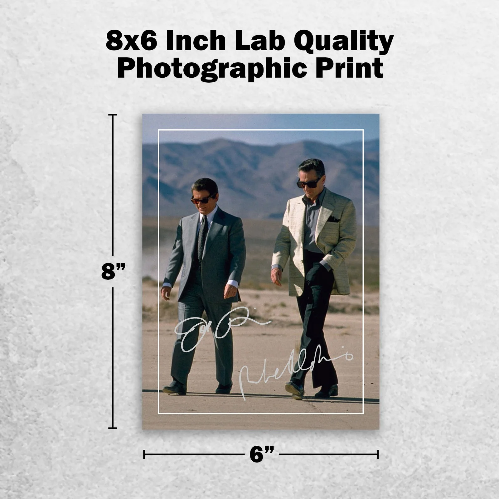 Robert De Niro Joe Signed Memorabilia 8x6 Pre Printed Autograph Photo, изображение 2