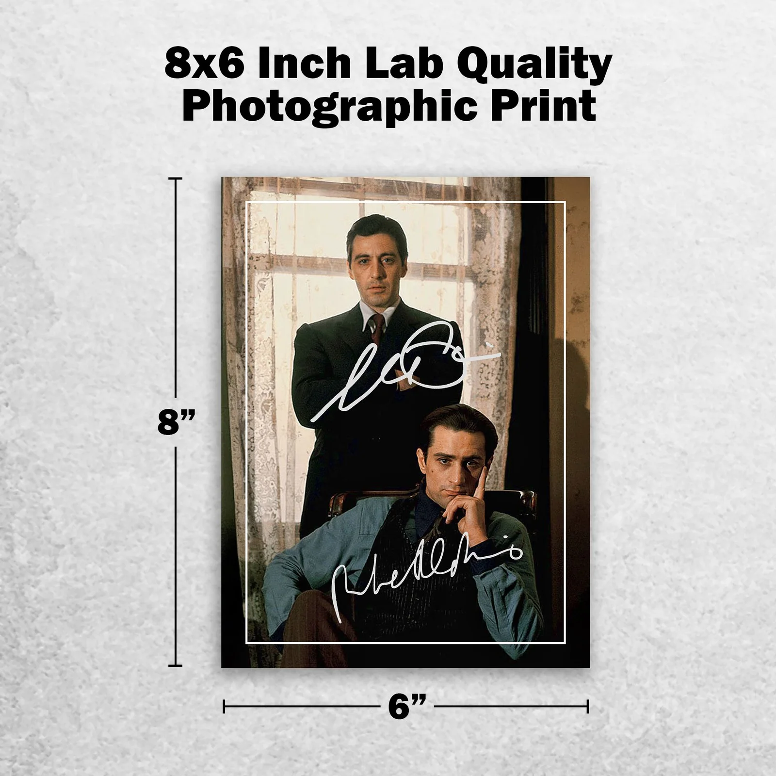 Al Pacino Robert De Signed Memorabilia 8x6 Pre Printed Autograph Photo, image 2