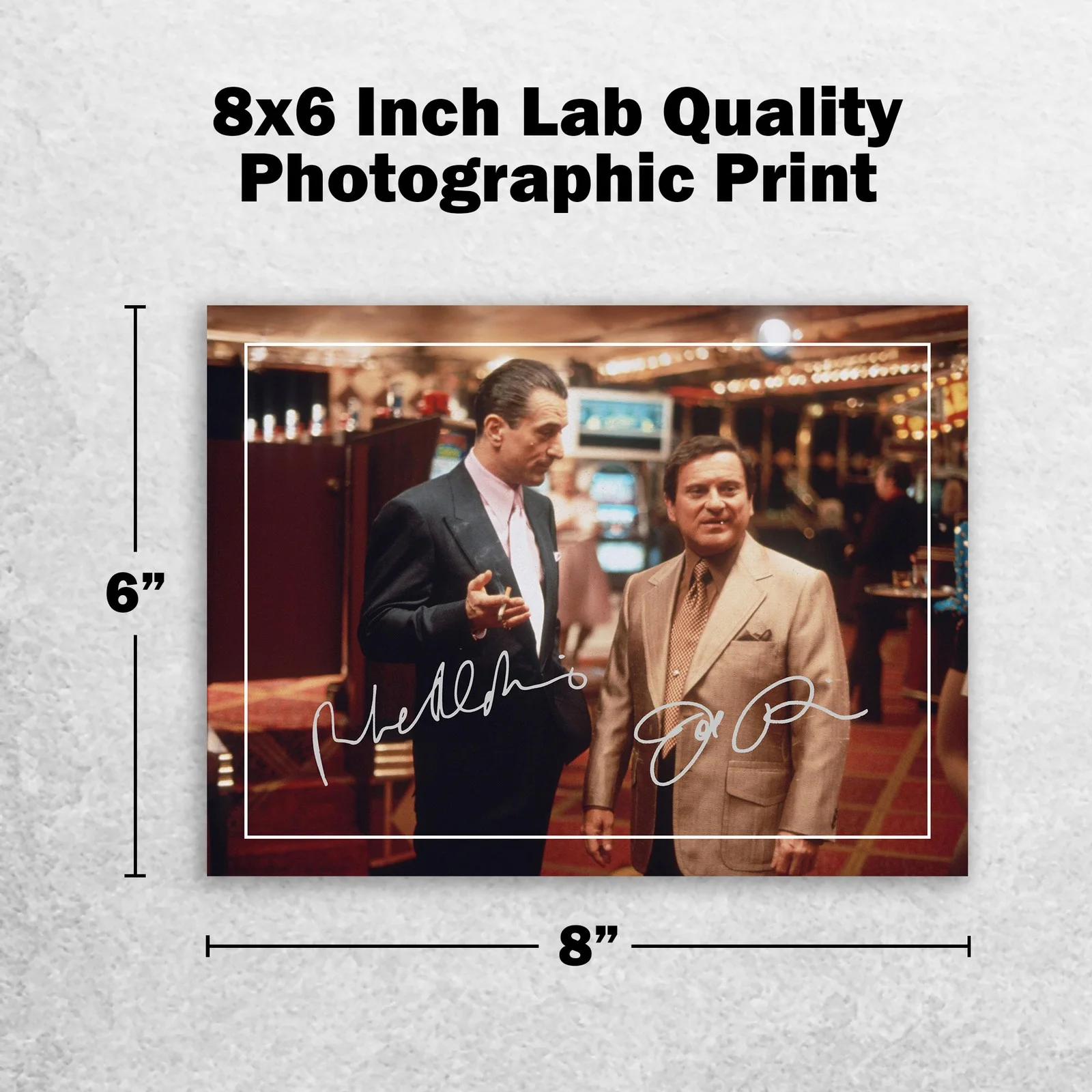 Robert De Niro Joe Signed Memorabilia 8x6 Pre Printed Autograph Photo, image 2