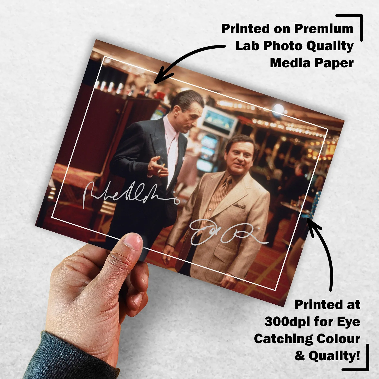 Robert De Niro Joe Signed Memorabilia 8x6 Pre Printed Autograph Photo, image 3