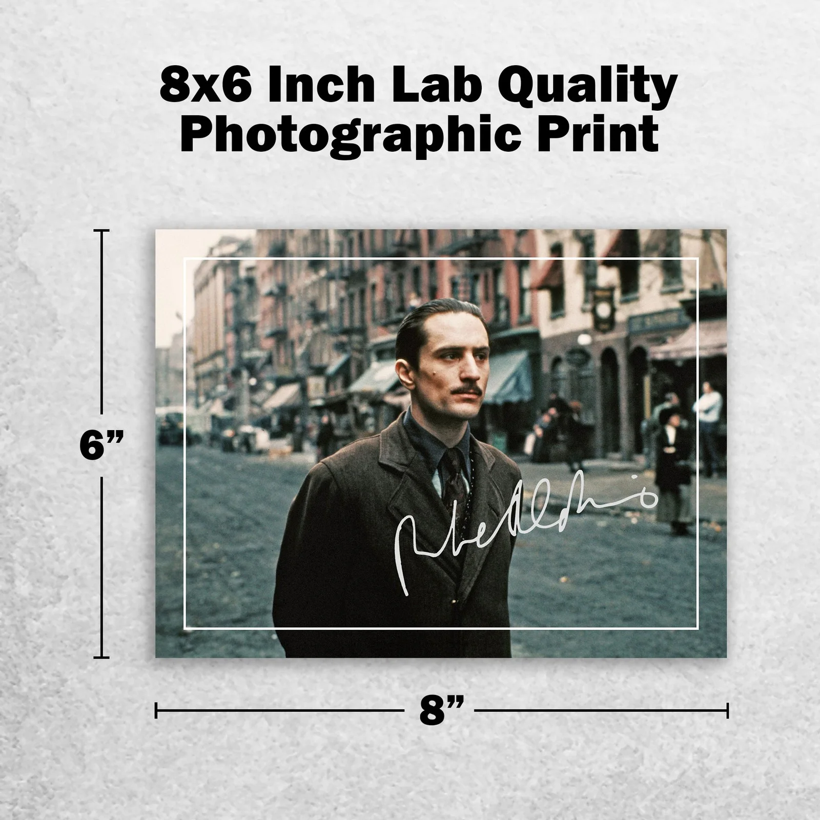 Robert De Niro 8x6 Signed Memorabilia 8x6 Pre Printed Autograph Photo, изображение 2