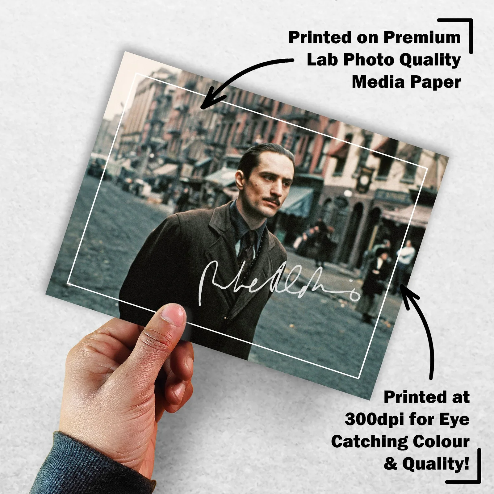 Robert De Niro 8x6 Signed Memorabilia 8x6 Pre Printed Autograph Photo, изображение 3
