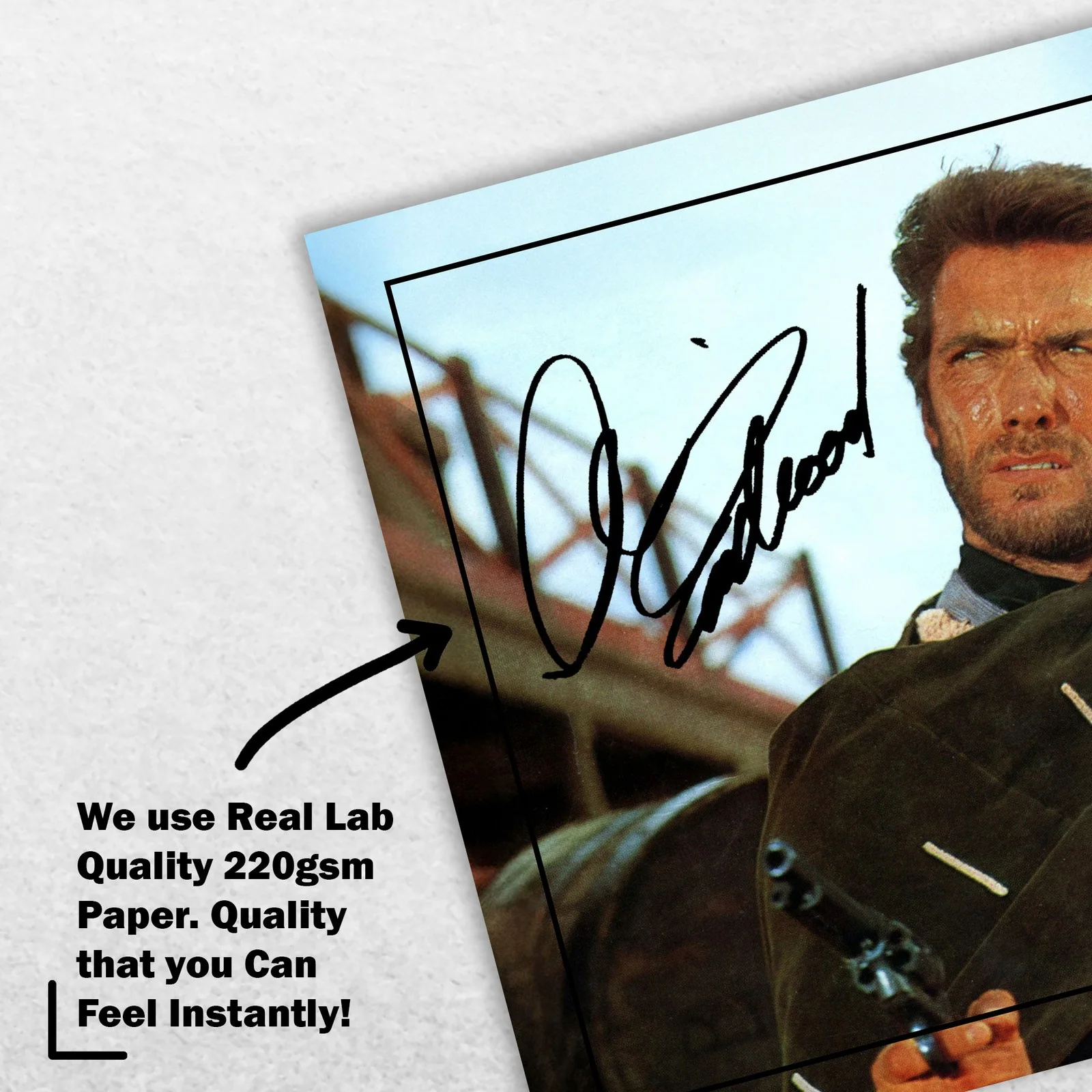 Clint Eastwood Signed Memorabilia 8x6 Pre Printed Autograph Photo Memorabilia, изображение 4