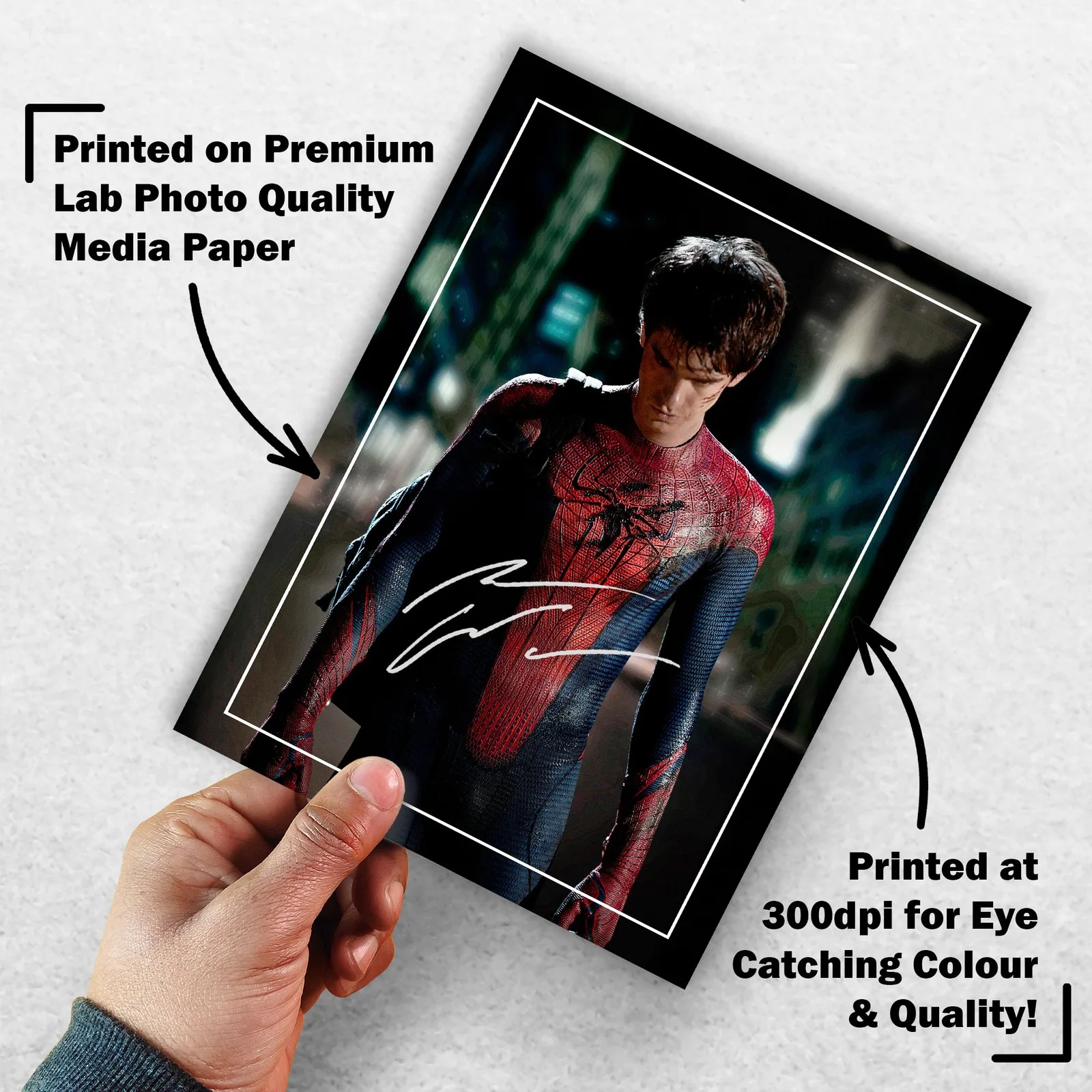 Andrew Garfield Signed Memorabilia 8x6 Pre Printed Autograph Photo Memorabilia, изображение 3