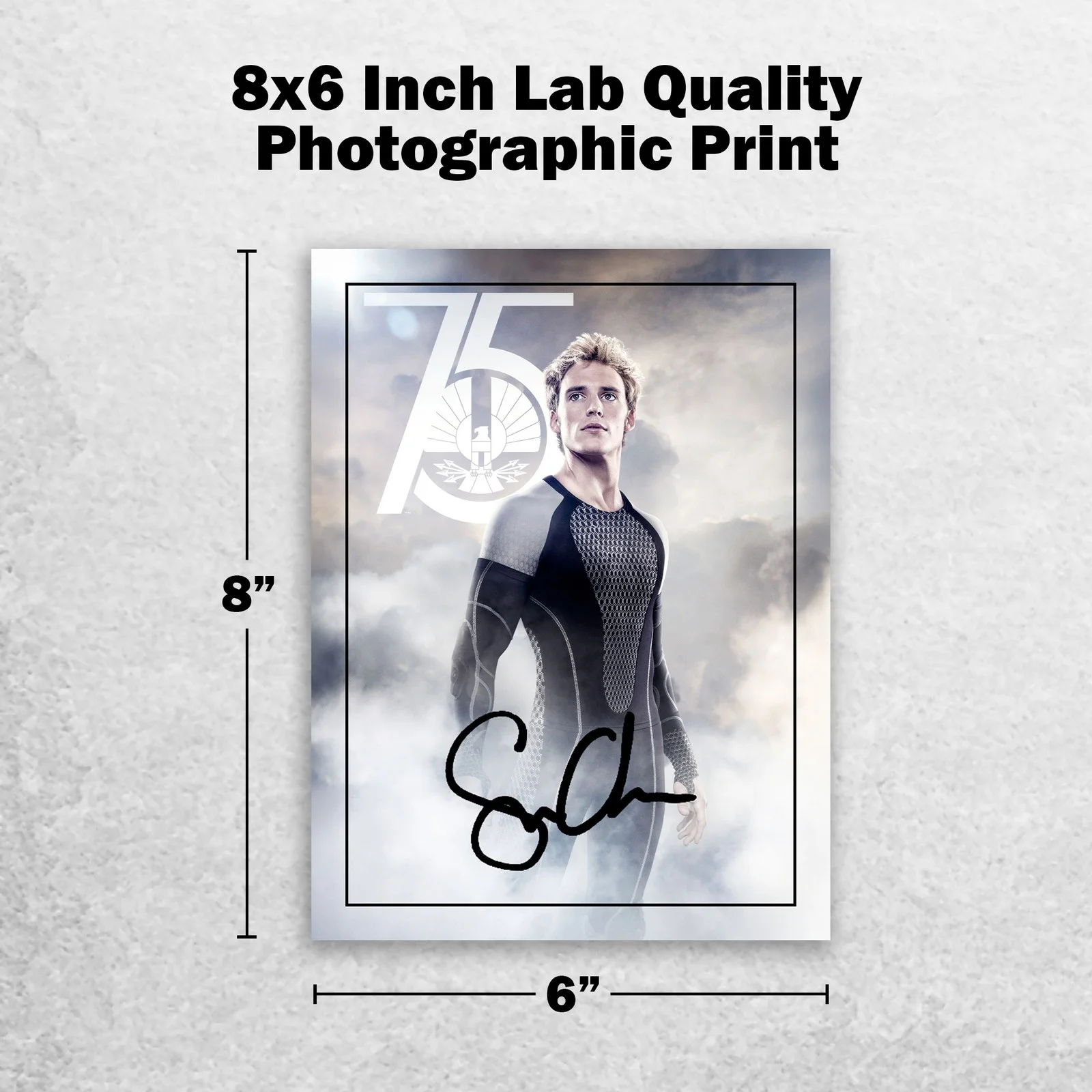 Sam Claflin 8x6 Photo Signed Memorabilia 8x6 Pre Printed Autograph Photo, изображение 2