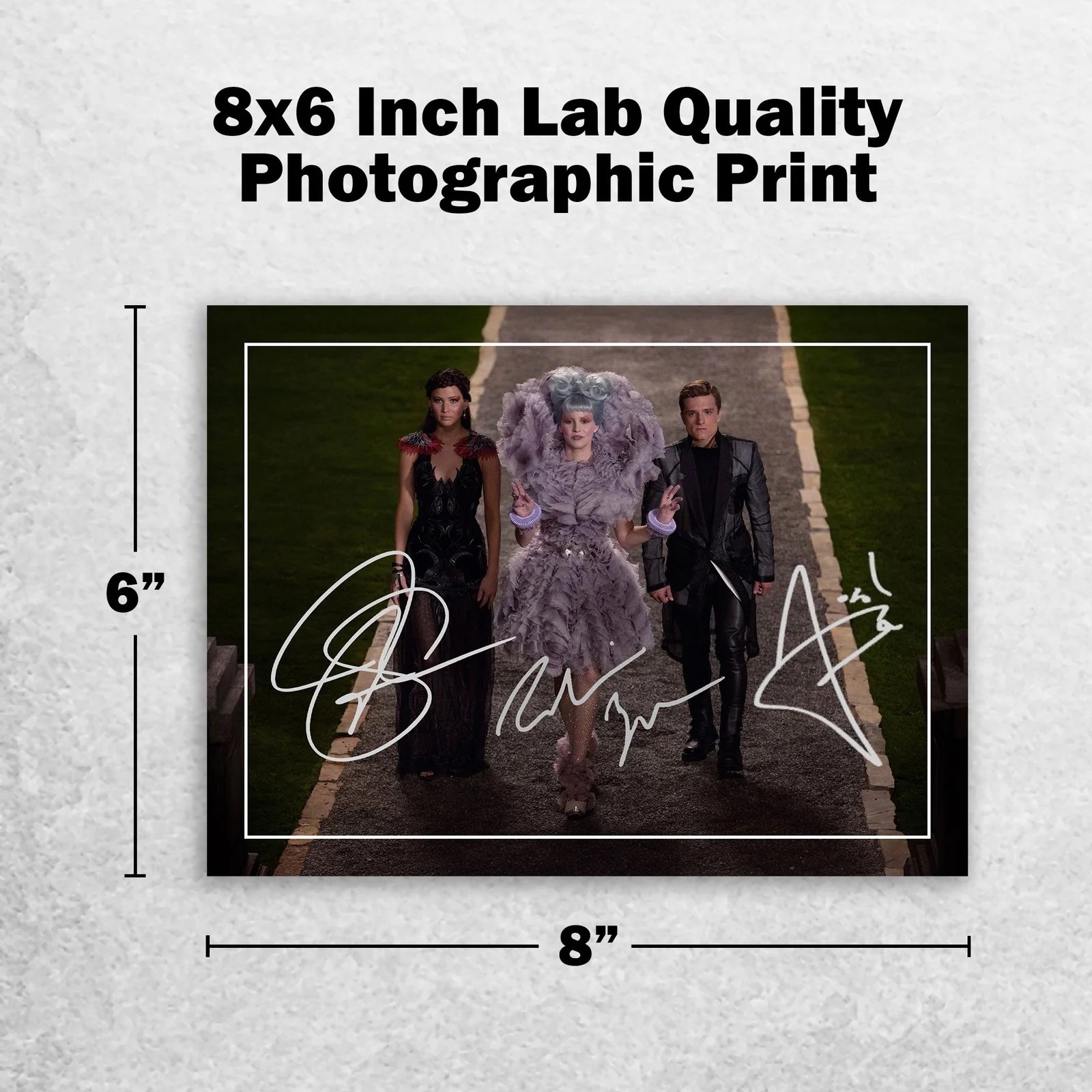 Jennifer Lawrence Elizabeth Ba Signed Memorabilia 8x6 Pre Printed Autograph, image 2