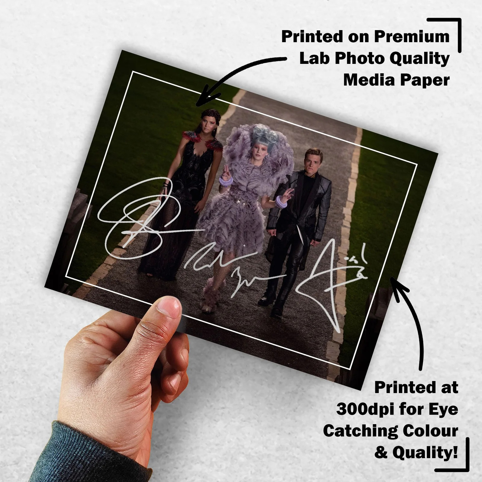 Jennifer Lawrence Elizabeth Ba Signed Memorabilia 8x6 Pre Printed Autograph, image 3