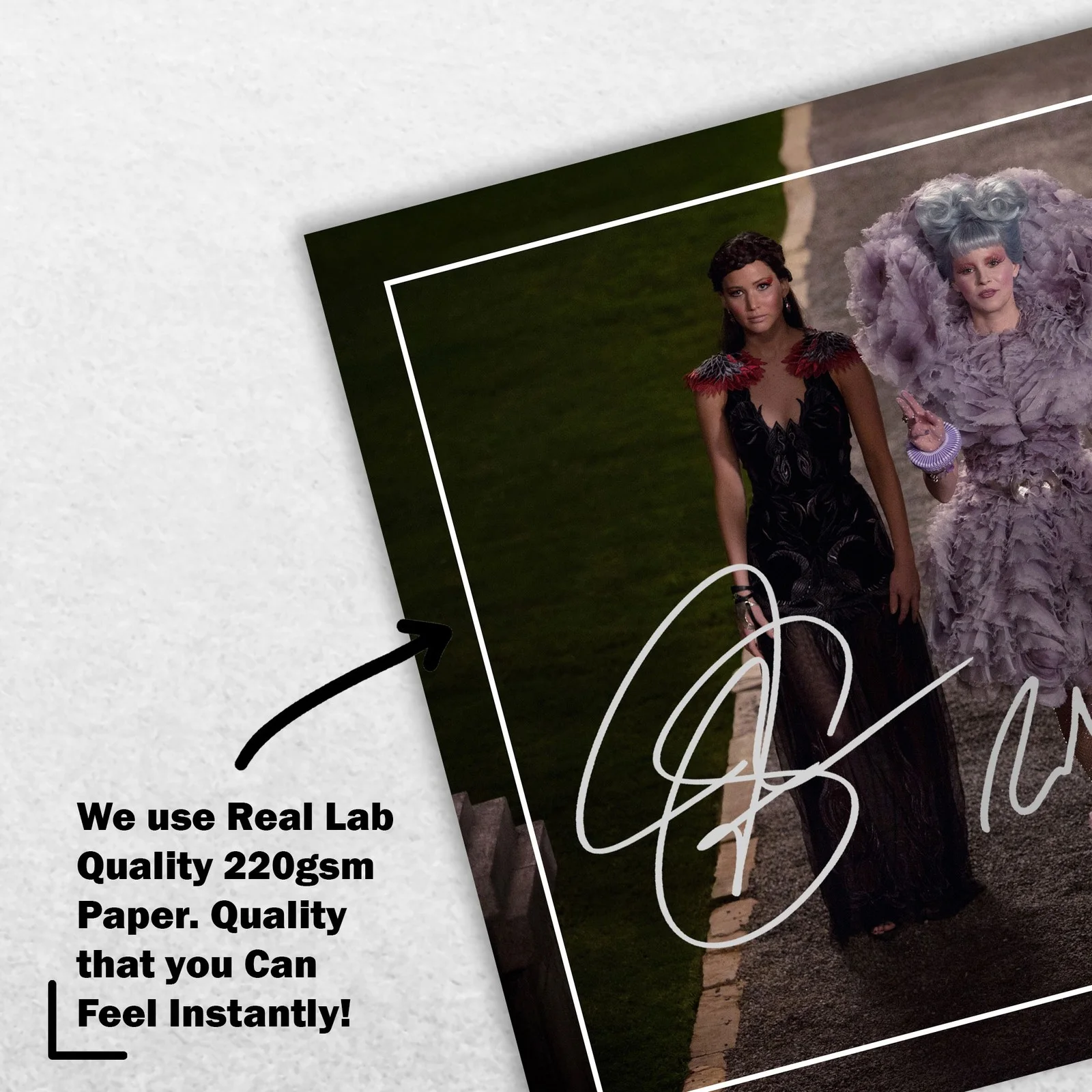 Jennifer Lawrence Elizabeth Ba Signed Memorabilia 8x6 Pre Printed Autograph, image 4