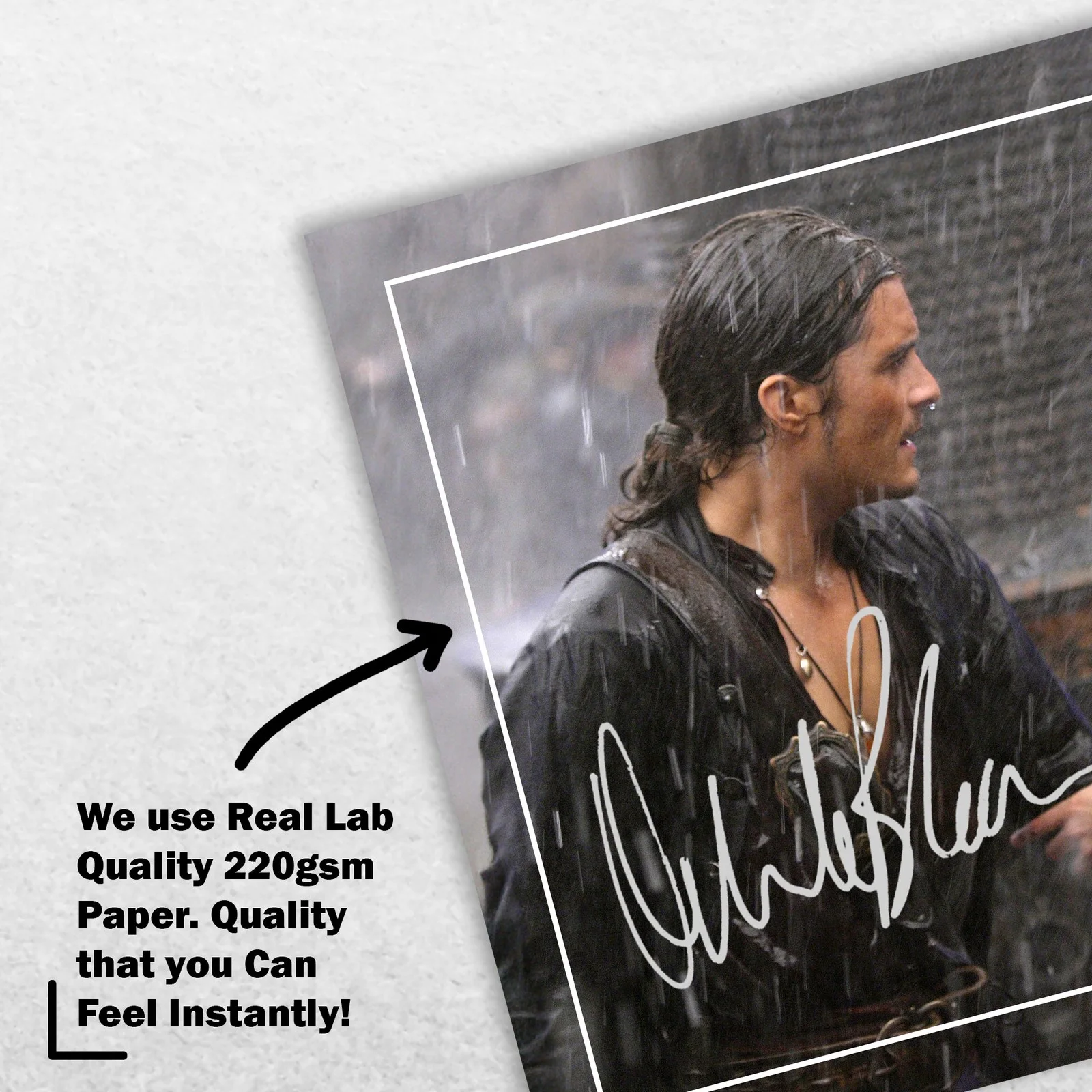 Orlando Bloom Signed Memorabilia 8x6 Pre Printed Autograph Photo Memorabilia, изображение 4