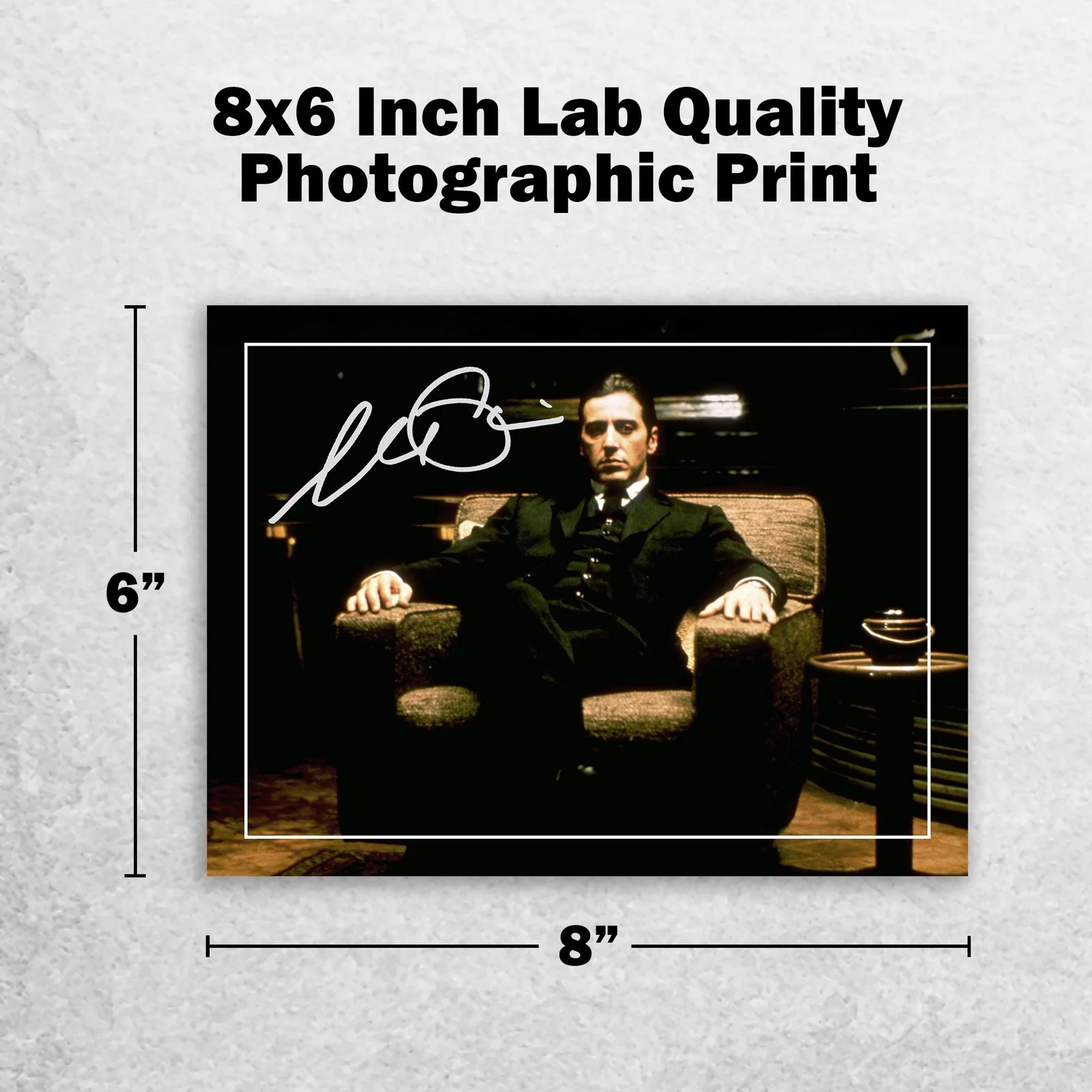 Al Pacino Signed Memorabilia 8x6 Pre Printed Autograph Photo Memorabilia, изображение 2