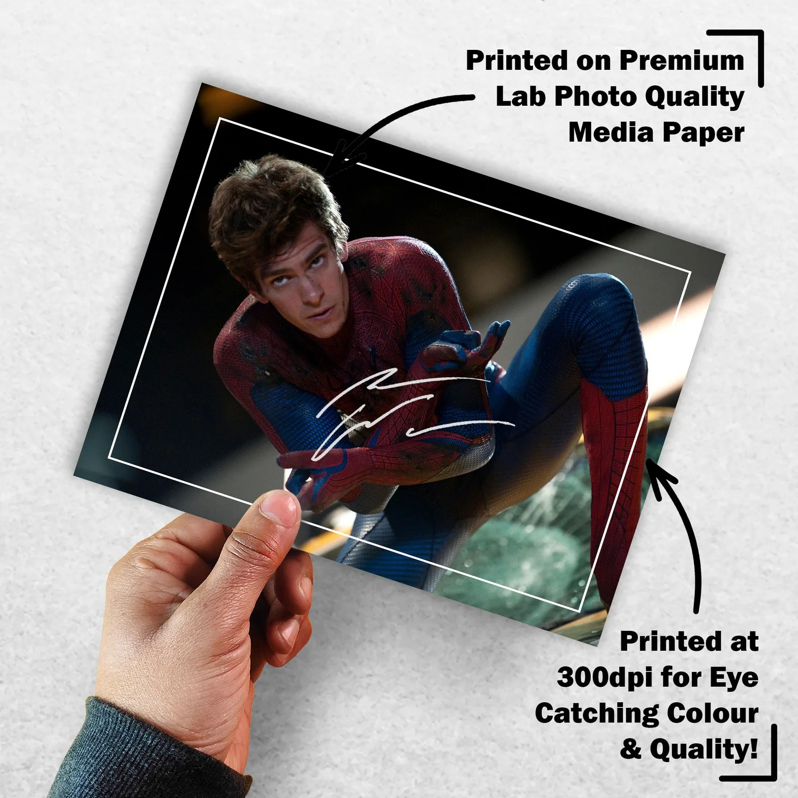 Andrew Garfield Signed Memorabilia 8x6 Pre Printed Autograph Photo Memorabilia, изображение 3