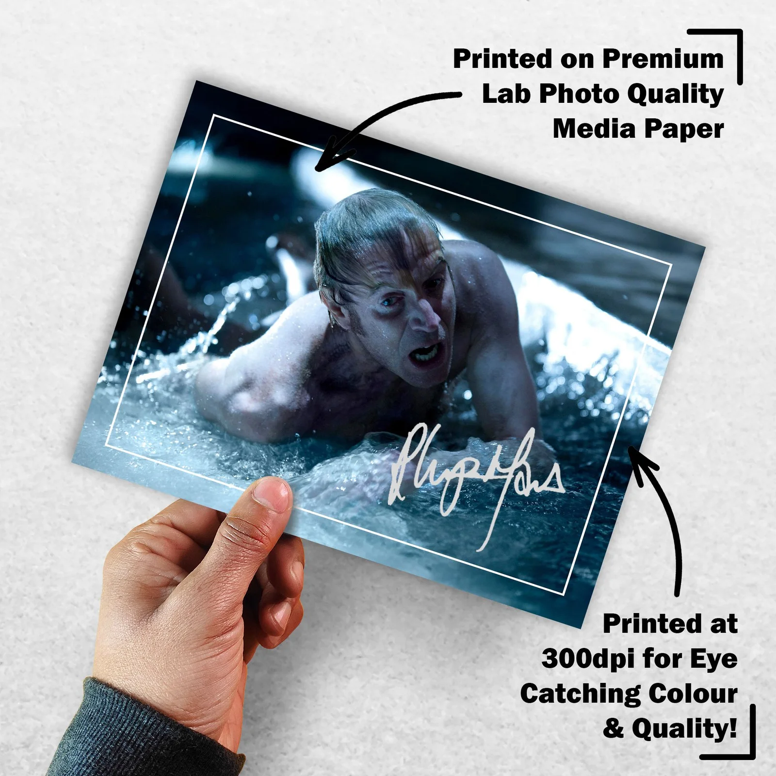 Rhys Ifans 8x6 Photo Signed Memorabilia 8x6 Pre Printed Autograph Photo, изображение 3