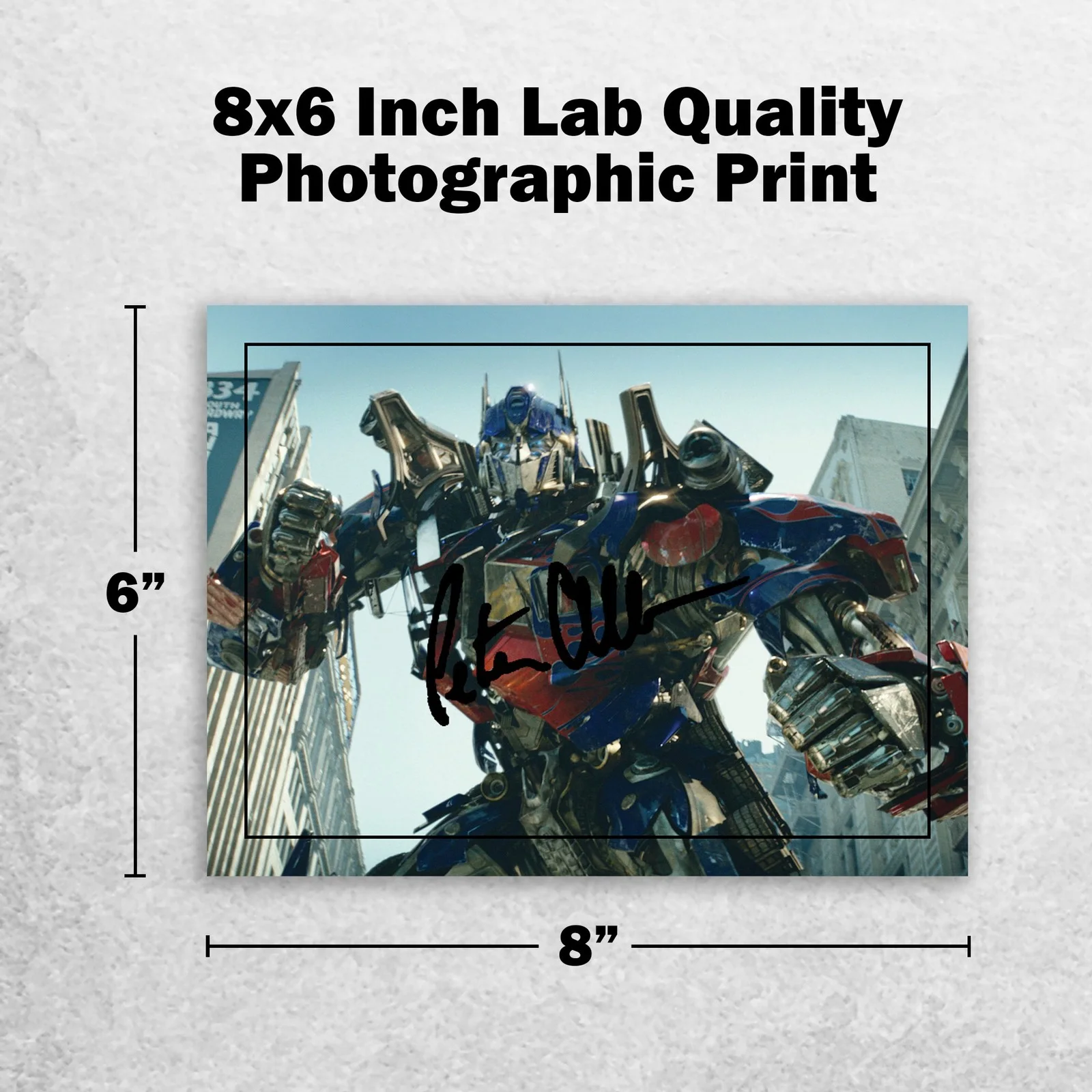 Peter Cullen Signed Memorabilia 8x6 Pre Printed Autograph Photo Memorabilia, image 2
