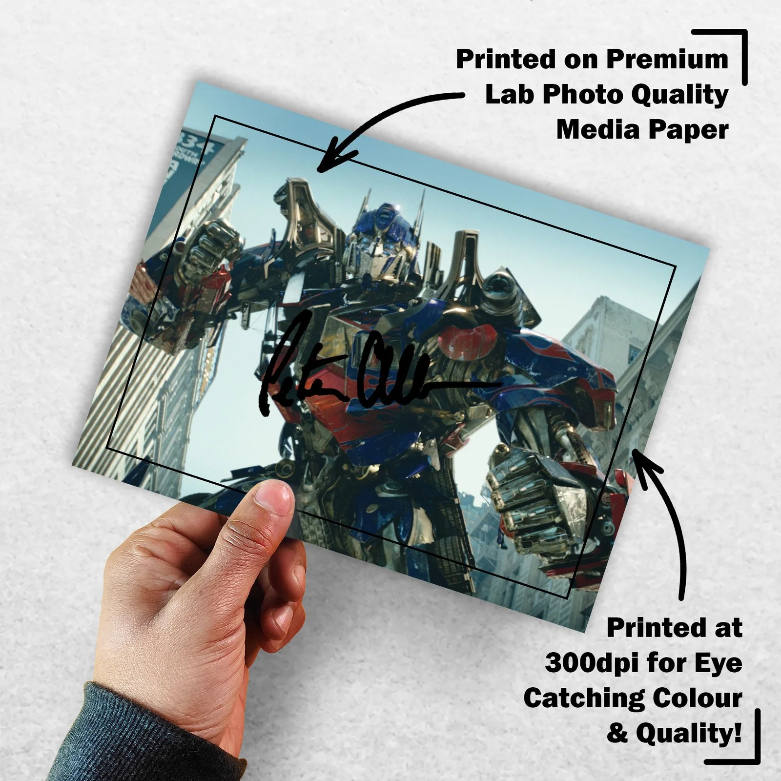 Peter Cullen Signed Memorabilia 8x6 Pre Printed Autograph Photo Memorabilia, image 3