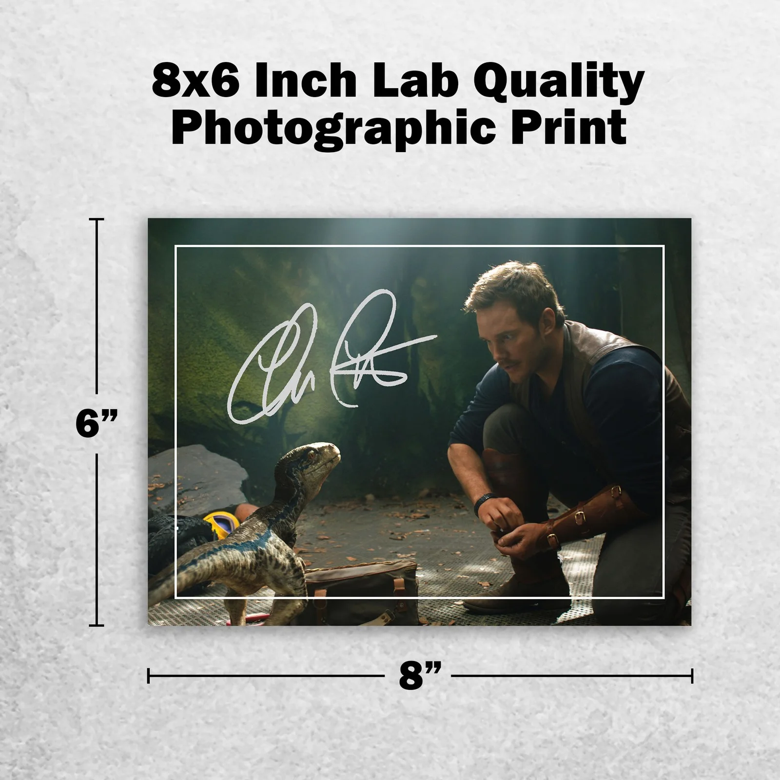 Chris Pratt Signed Memorabilia 8x6 Pre Printed Autograph Photo Memorabilia, изображение 2