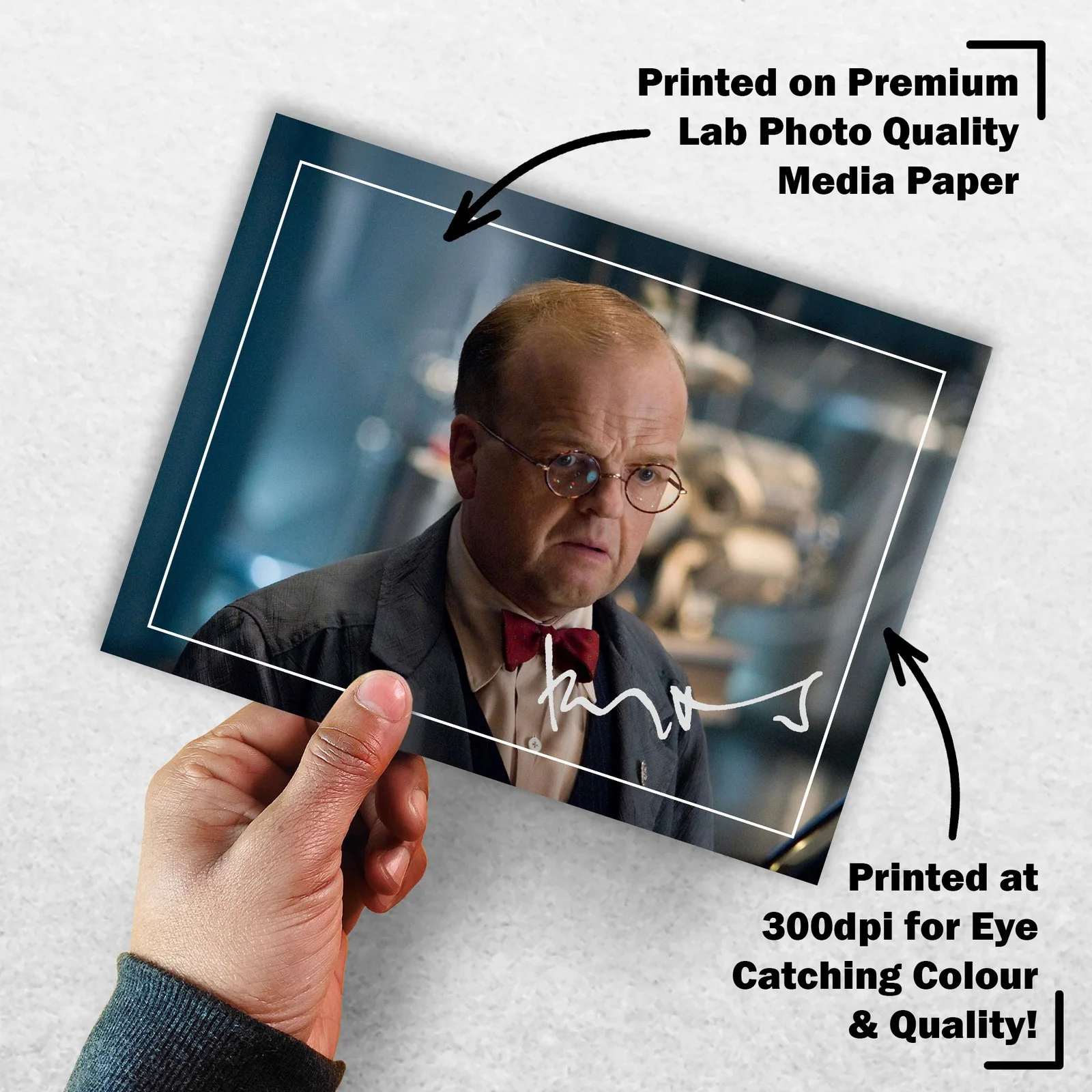 Toby Jones Signed Memorabilia 8x6 Pre Printed Autograph Photo Memorabilia, изображение 3