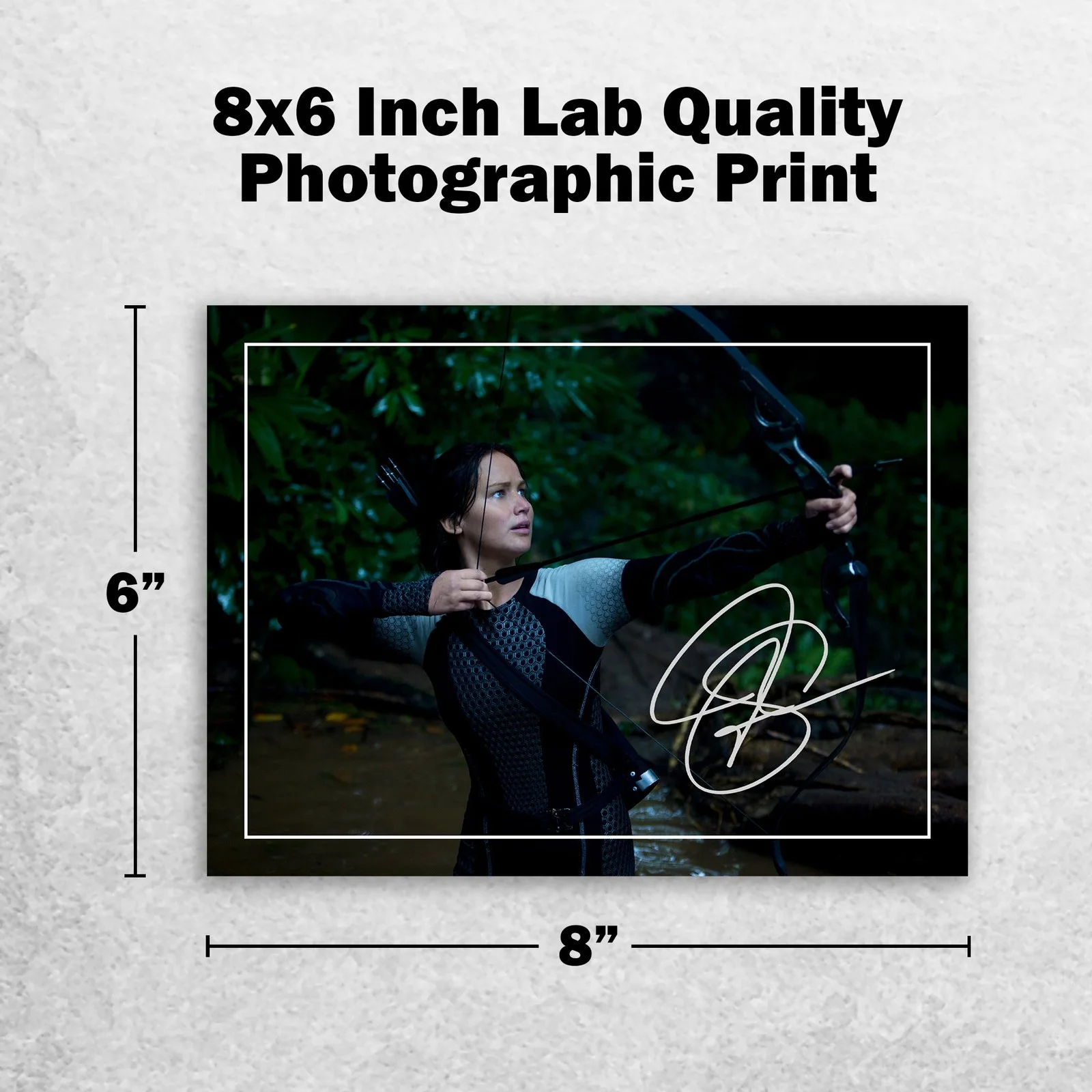 Jennifer Lawrence 8x6 Photo Signed Memorabilia 8x6 Pre Printed Autograph Photo, изображение 2