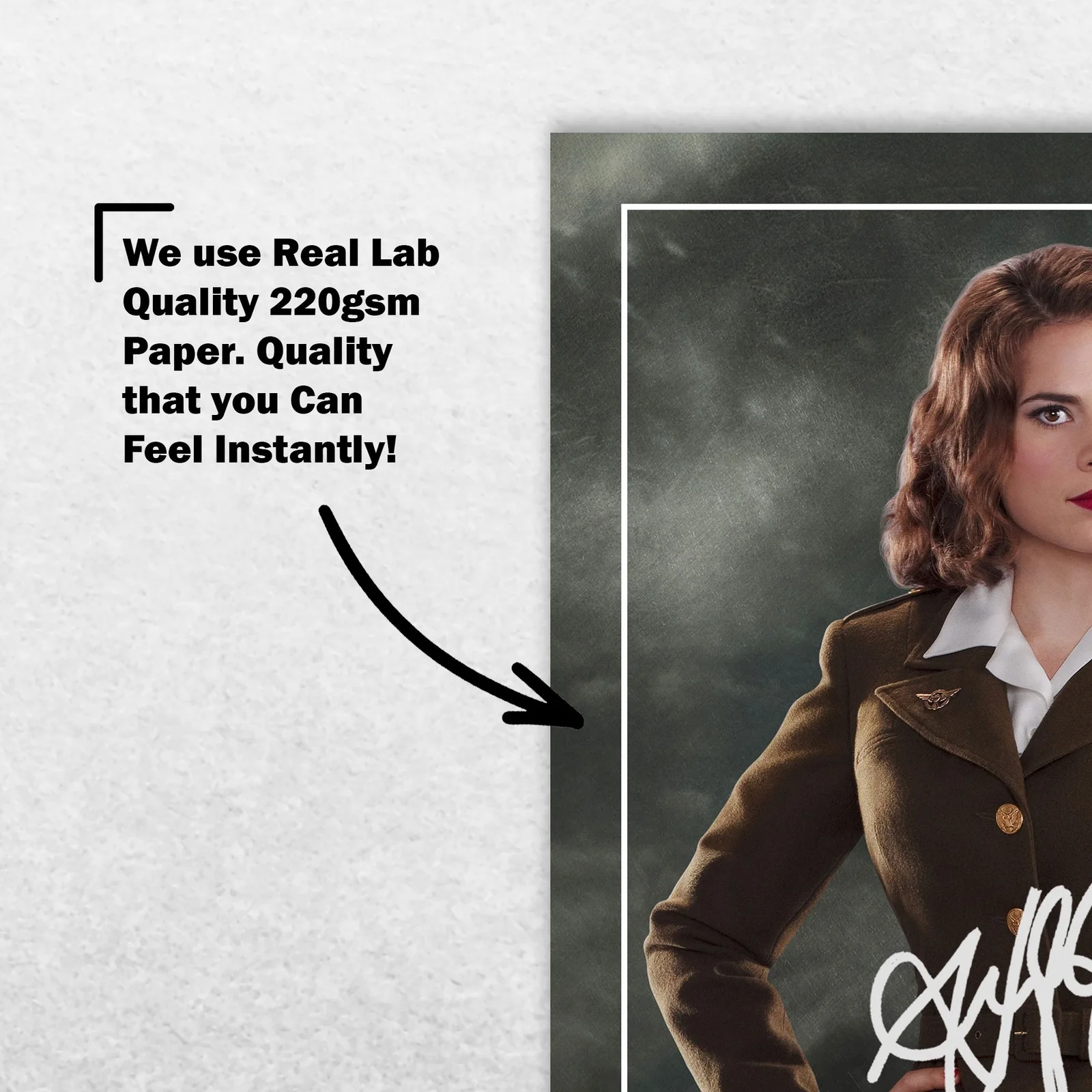Hayley Atwell 8x6 Photo Signed Memorabilia 8x6 Pre Printed Autograph Photo, изображение 4