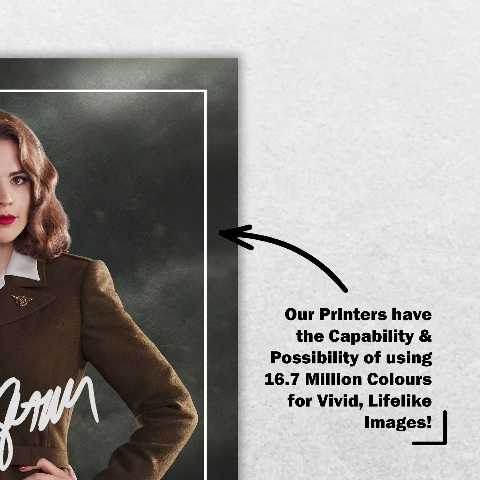 Hayley Atwell 8x6 Photo Signed Memorabilia 8x6 Pre Printed Autograph Photo, изображение 5