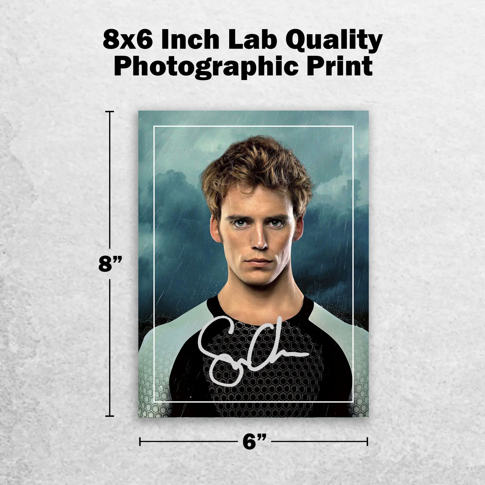 Sam Claflin 8x6 Photo Signed Memorabilia 8x6 Pre Printed Autograph Photo, image 2