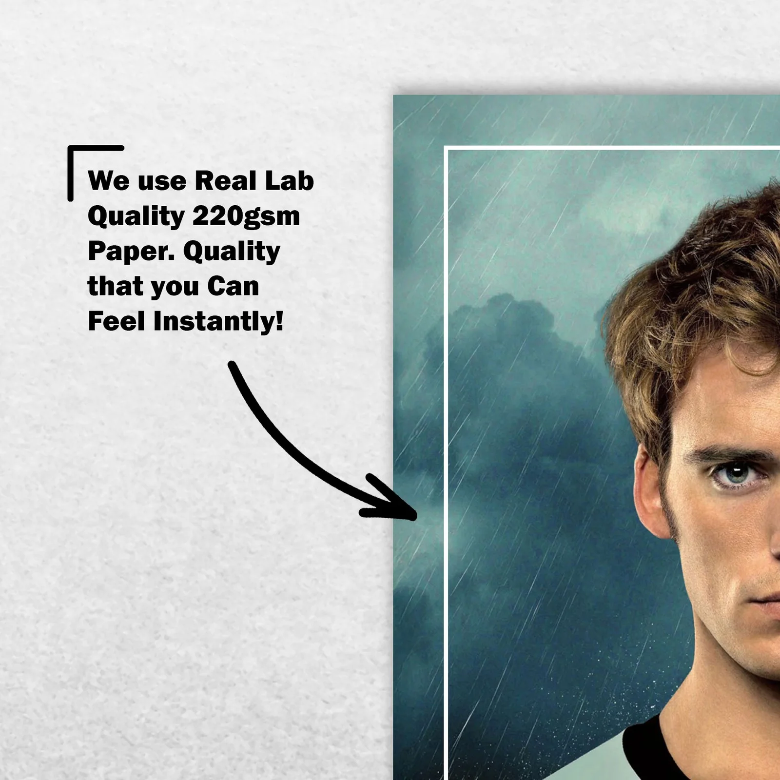 Sam Claflin 8x6 Photo Signed Memorabilia 8x6 Pre Printed Autograph Photo, image 4