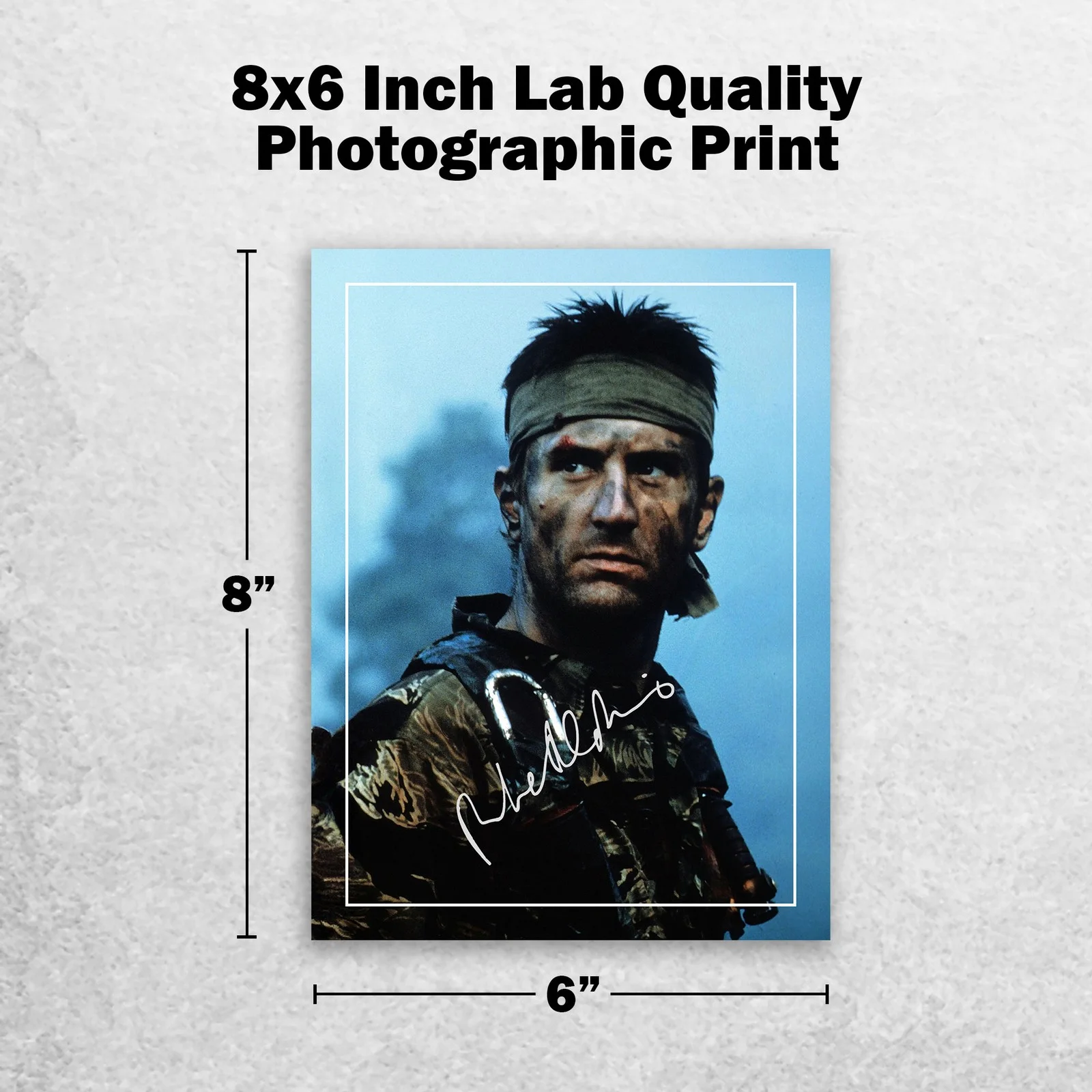 Robert De Niro 8x6 Signed Memorabilia 8x6 Pre Printed Autograph Photo, image 2