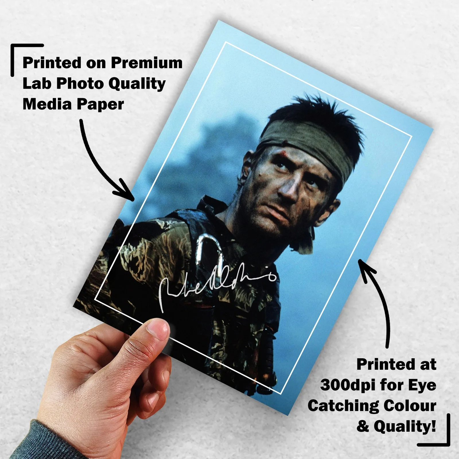 Robert De Niro 8x6 Signed Memorabilia 8x6 Pre Printed Autograph Photo, image 3