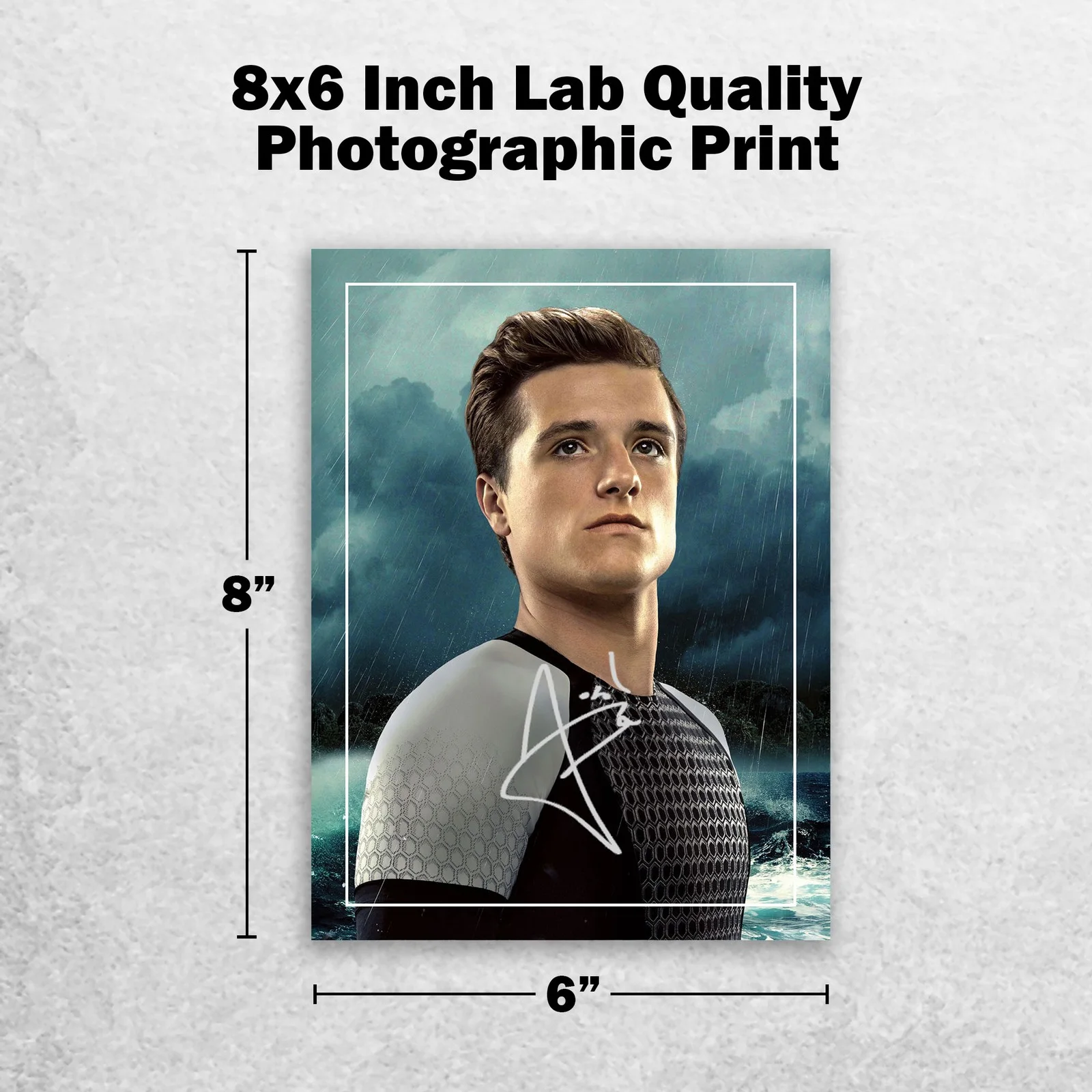 Josh Hutcherson Signed Memorabilia 8x6 Pre Printed Autograph Photo Memorabilia, изображение 2