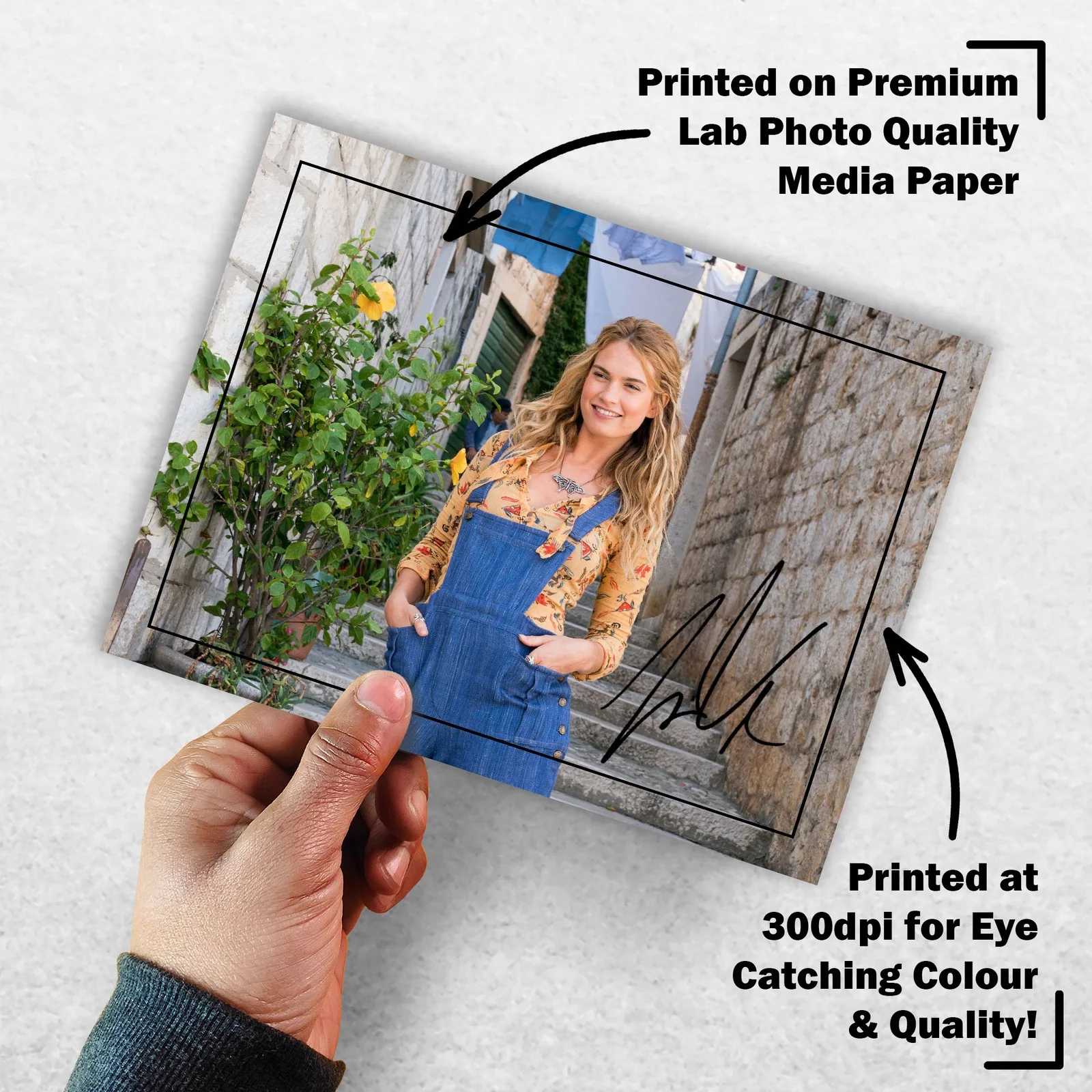 Lauren James Signed Memorabilia 8x6 Pre Printed Autograph Photo Memorabilia, image 3