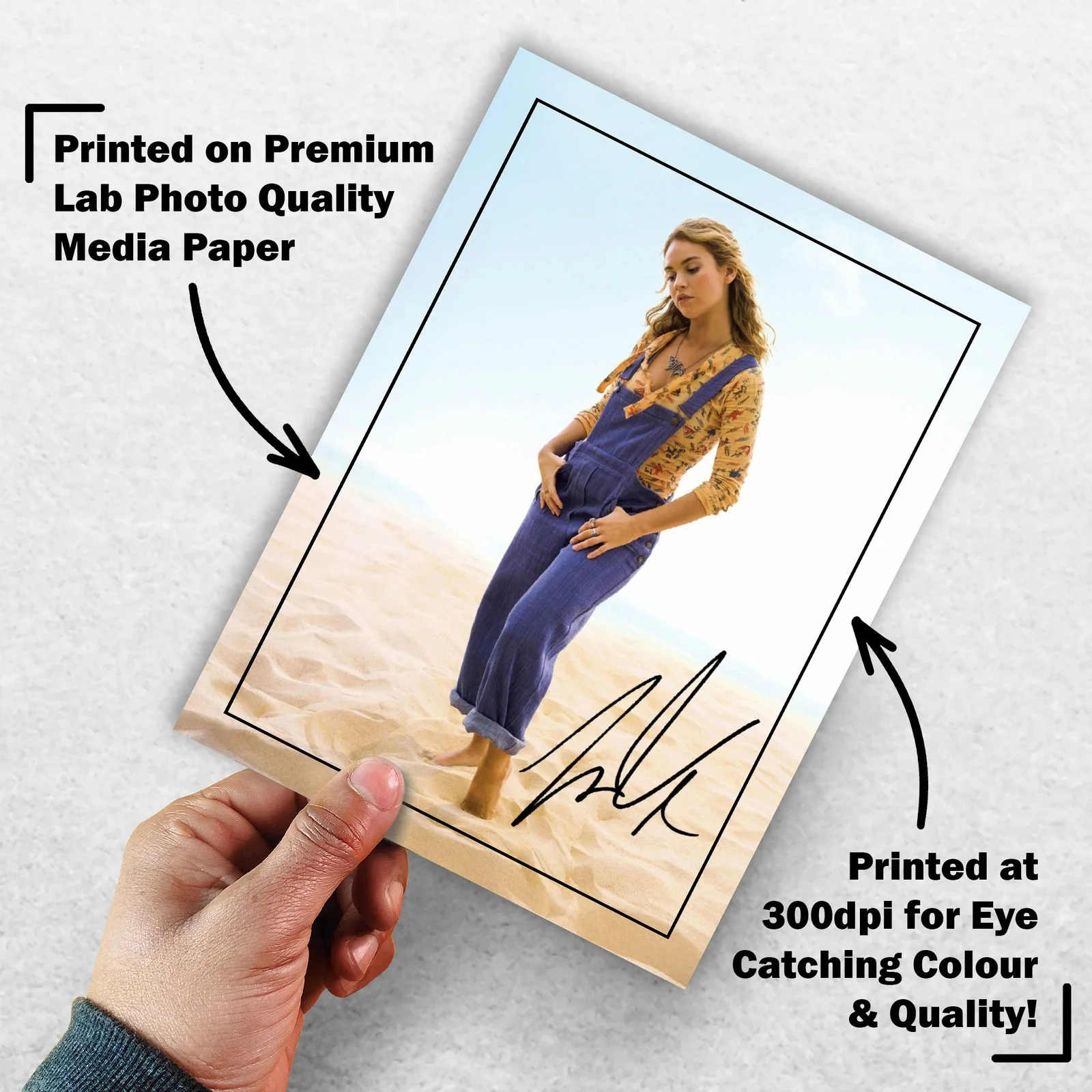 Lauren James Signed Memorabilia 8x6 Pre Printed Autograph Photo Memorabilia, image 3