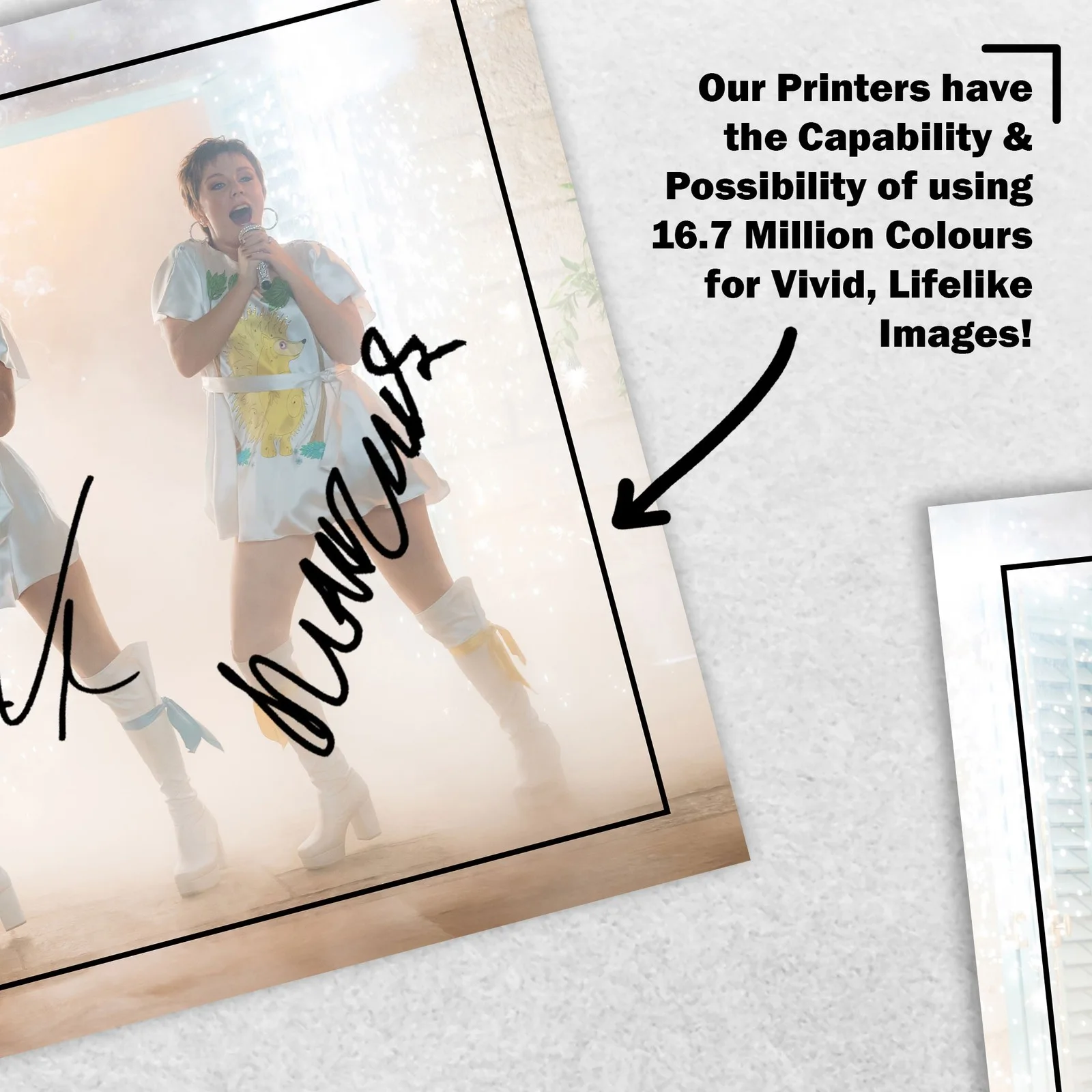 Jessica Keenan Lily James Signed Memorabilia 8x6 Pre Printed Autograph Photo, изображение 5
