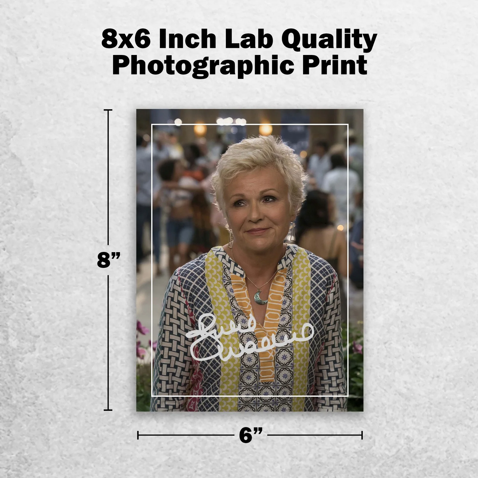 Julie Walters Signed Memorabilia 8x6 Pre Printed Autograph Photo Memorabilia, изображение 2