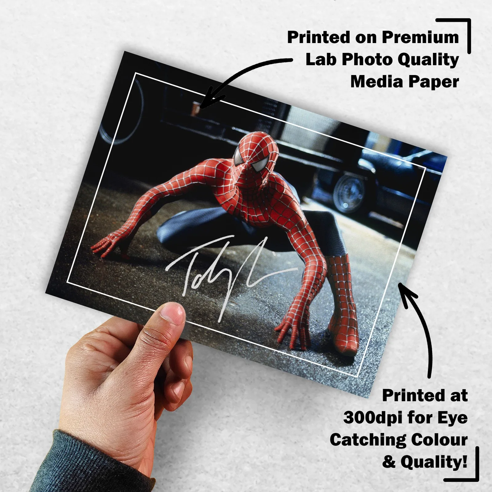 Tobey Maguire Signed Memorabilia 8x6 Pre Printed Autograph Photo Memorabilia, image 3