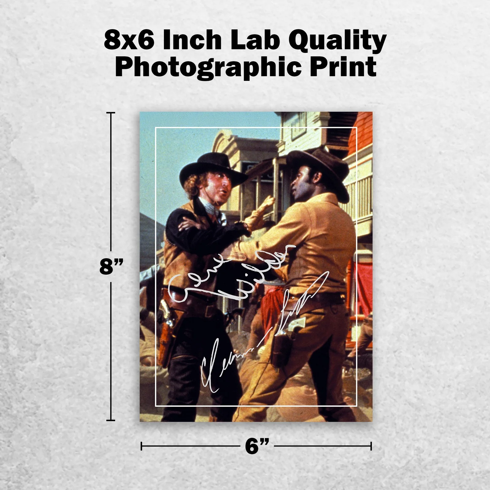 Gene Wilder Signed Memorabilia 8x6 Pre Printed Autograph Photo Memorabilia, изображение 2