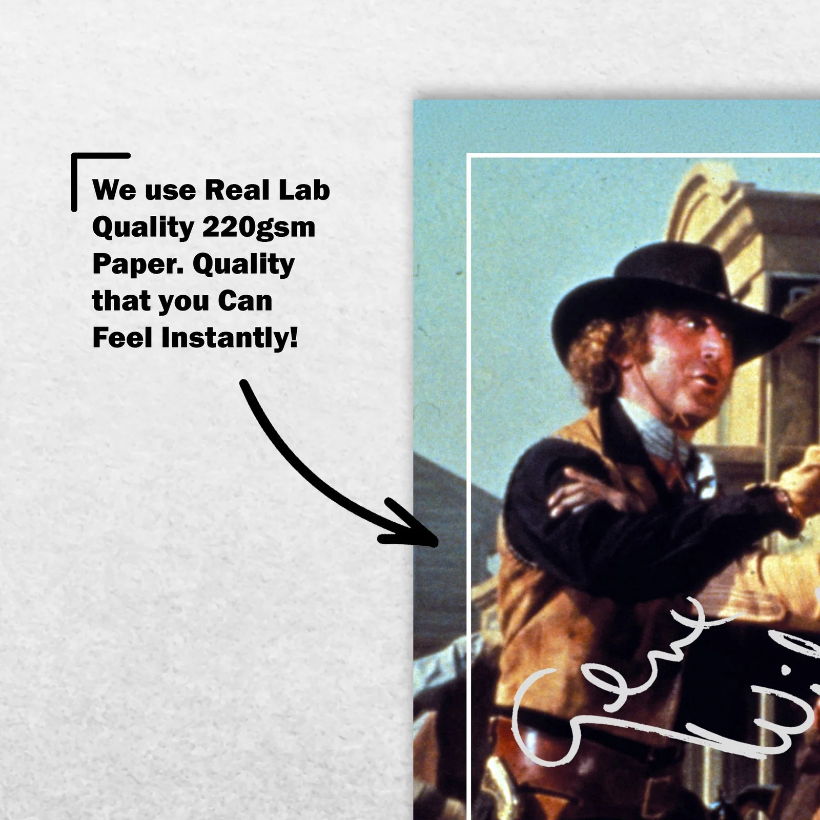 Gene Wilder Signed Memorabilia 8x6 Pre Printed Autograph Photo Memorabilia, изображение 4