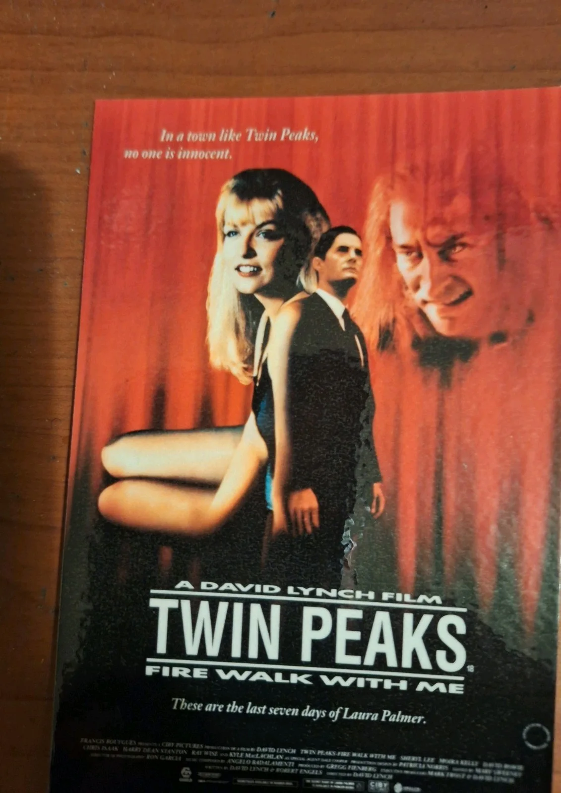 TWIN PEAKS: FIRE WALK WITH ME 1992 Cult Masterpiece Reproduction Postcard, изображение 5