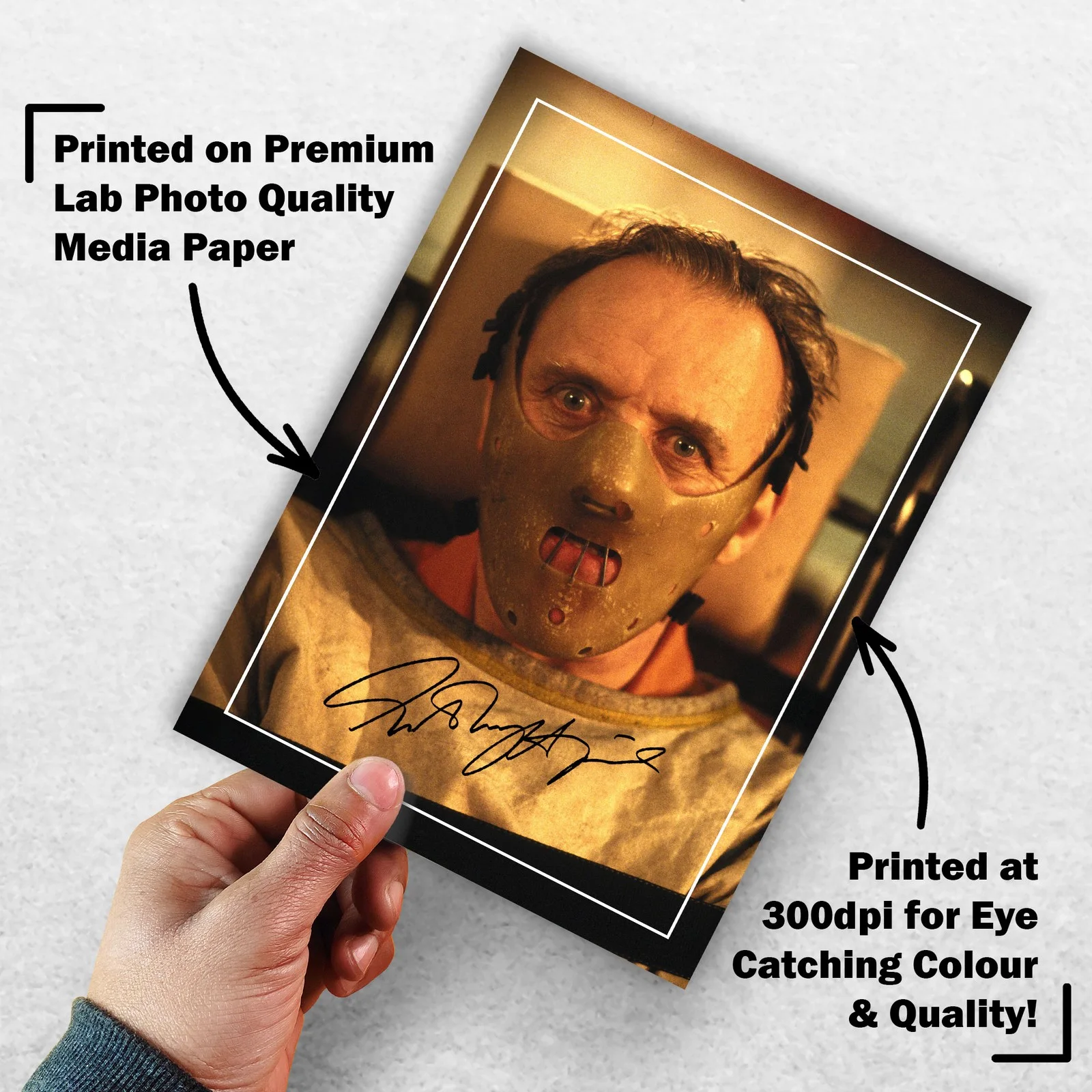 Anthony Hopkins Signed Memorabilia 8x6 Pre Printed Autograph Photo Memorabilia, изображение 3
