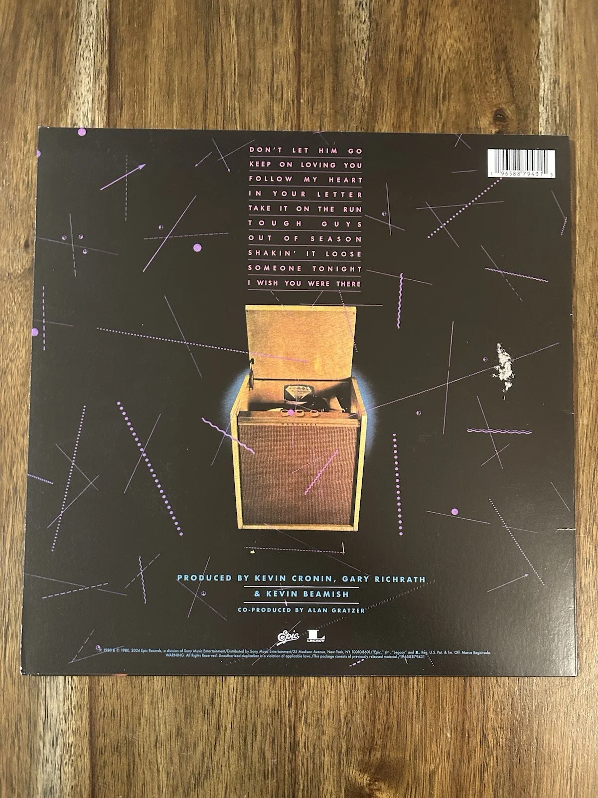 ‘REO Speedwagon’ Band Signed Vinyl Album ‘High Infidelity’ Kevin Cronin +3, изображение 2