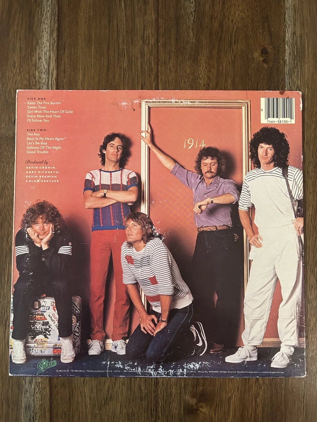 ‘REO Speedwagon’ Band Signed Vinyl Album ‘Good Trouble’ Kevin Cronin +3, изображение 2