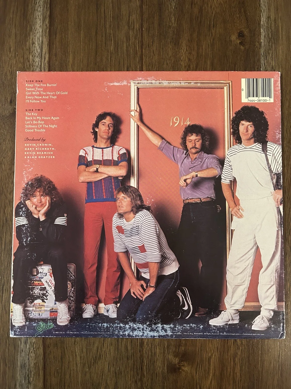 ‘REO Speedwagon’ Band Signed Vinyl Album ‘Good Trouble’ Kevin Cronin +3, изображение 2