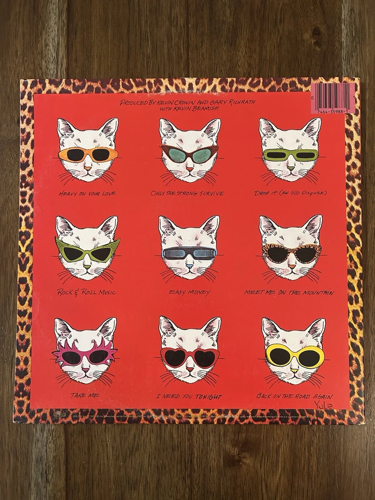‘REO Speedwagon’ Band Signed Vinyl Album ‘Nine Lives’ Kevin Cronin +3, изображение 2