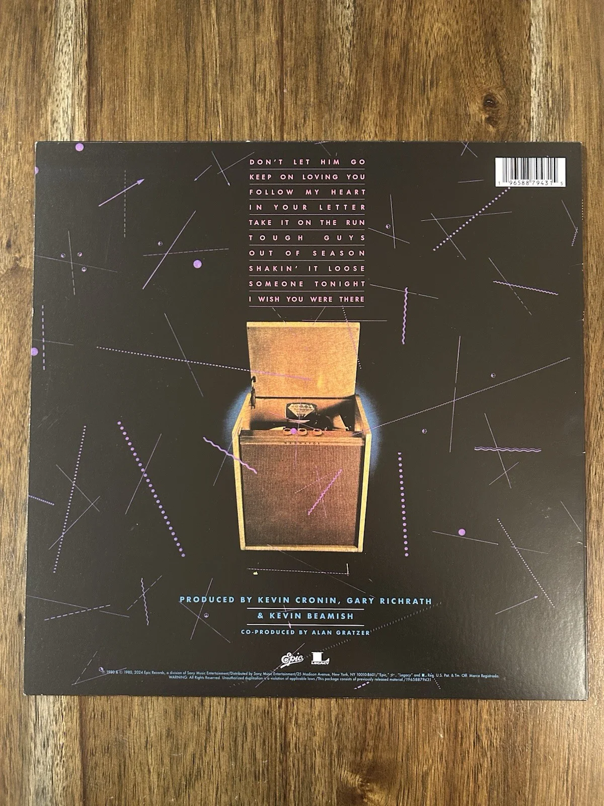 ‘REO Speedwagon’ Band Signed Vinyl Album ‘High Infidelity’ Kevin Cronin +3, изображение 2