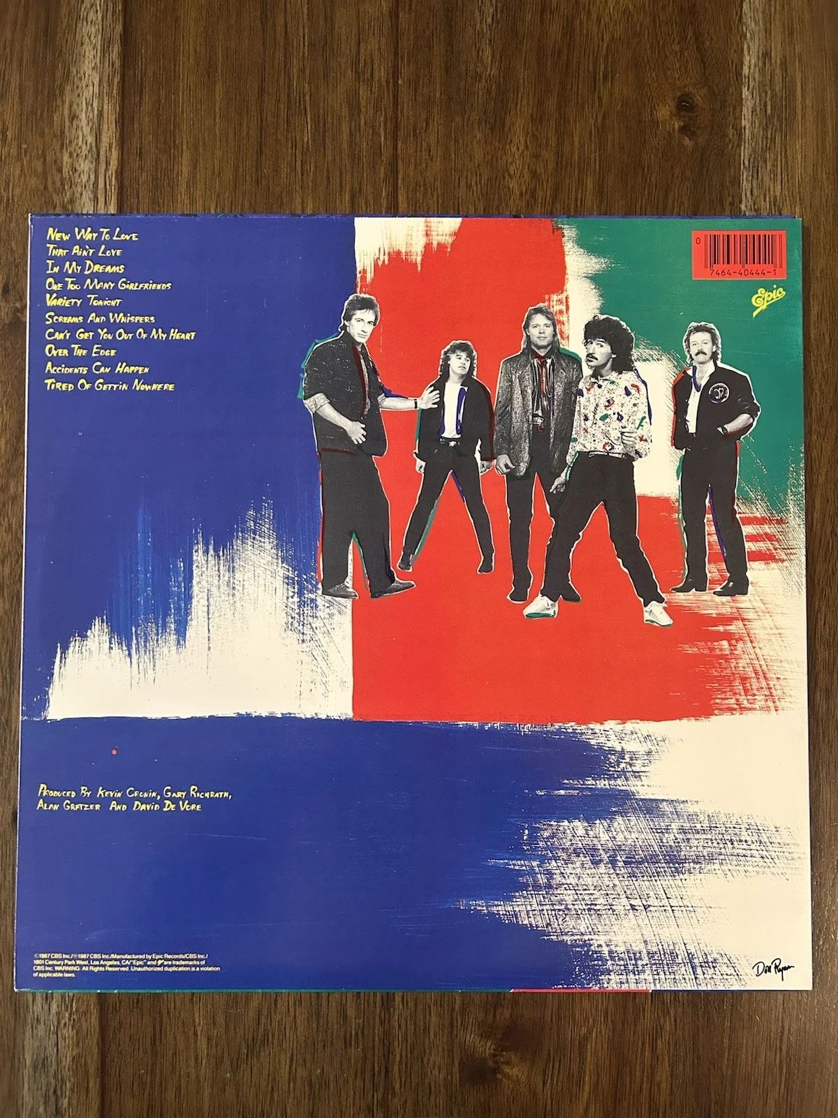 ‘REO Speedwagon’ Band Signed Vinyl Album ‘Life As We Know It’ Kevin Cronin +3, изображение 2