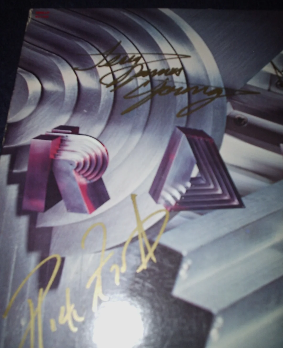RAIL BAND SIGNED RECORD "RAIL EP "4 MEMBERS X RARE! SEATTLE! 1984 MTV L@@K PROOF, image 3